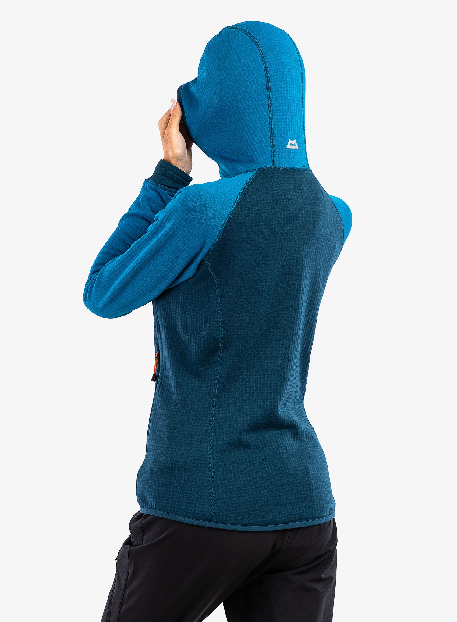 Ženska jopica z zadrgo Mountain Equipment Eclipse Hooded Jacket - majolica/mykonos