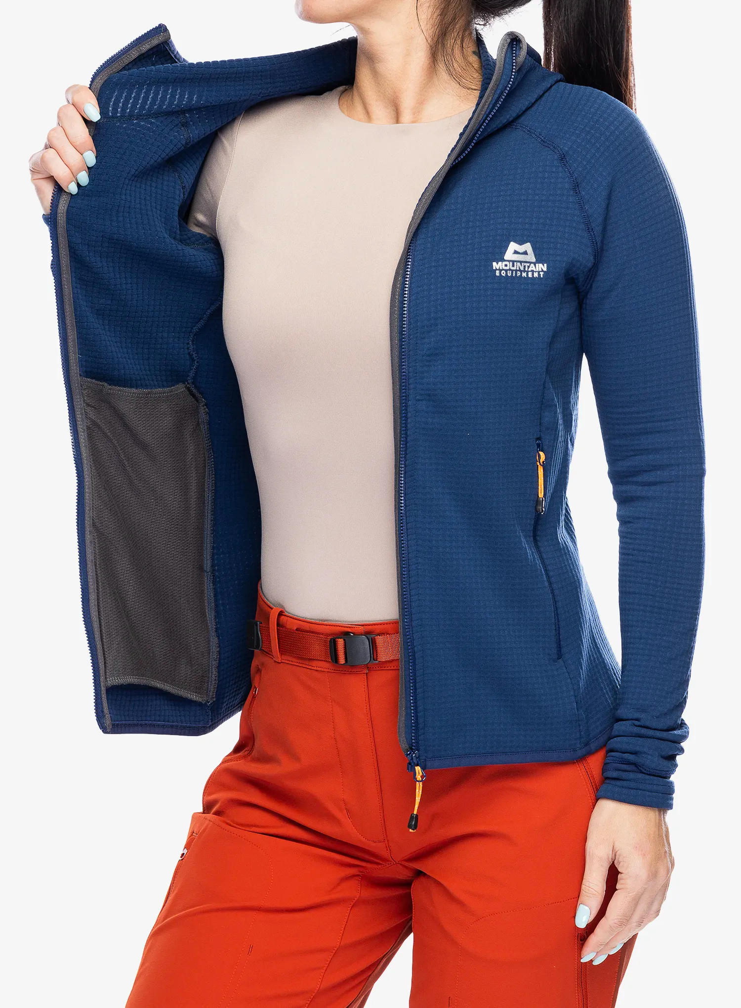 Ženska jopica Mountain Equipment Eclipse Hooded Jacket - medieval blue