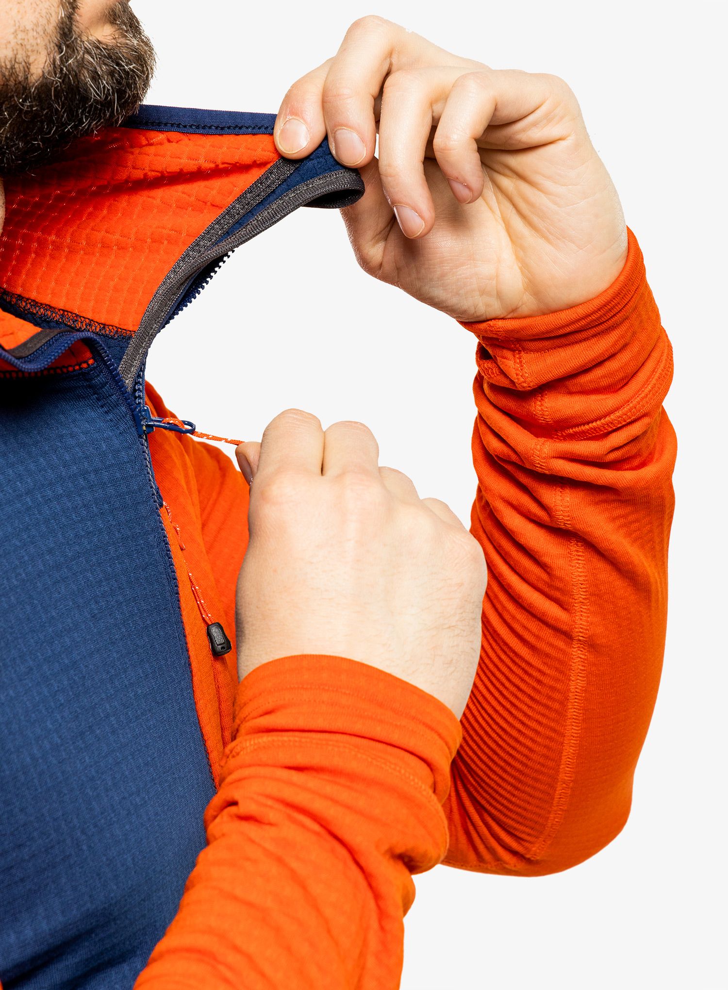Jopica na zadrgo Mountain Equipment Eclipse Hooded Jacket - medieval/cardinal