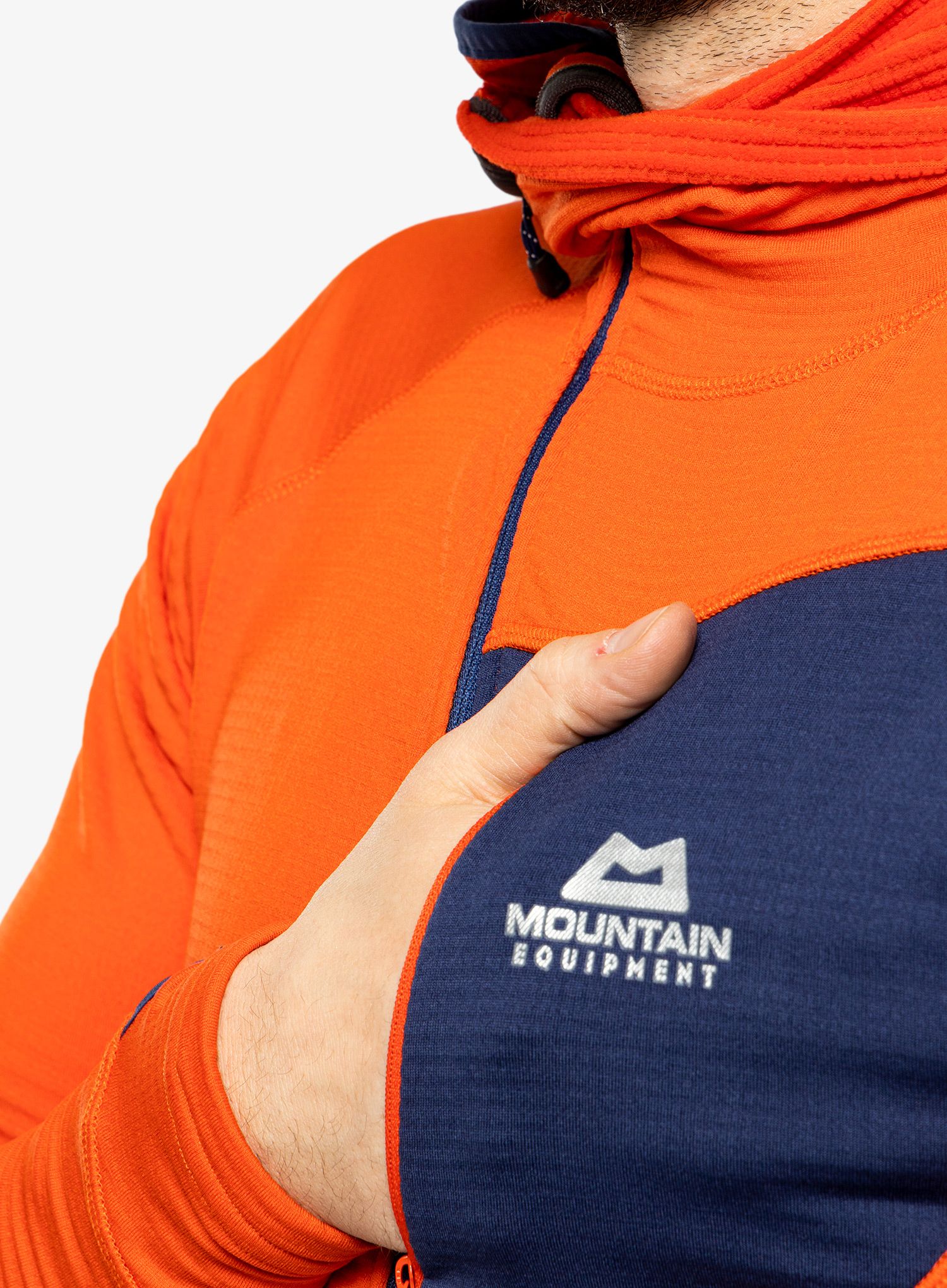 Puloverji s kapuco Mountain Equipment Eclipse Hooded Zip T - magma/medieval