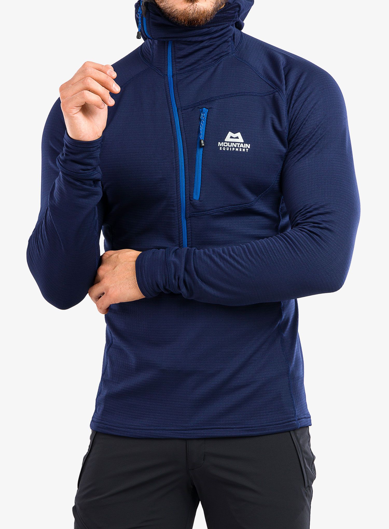 Jopica s kapuco Mountain Equipment Eclipse Hooded Zip T - medieval blue
