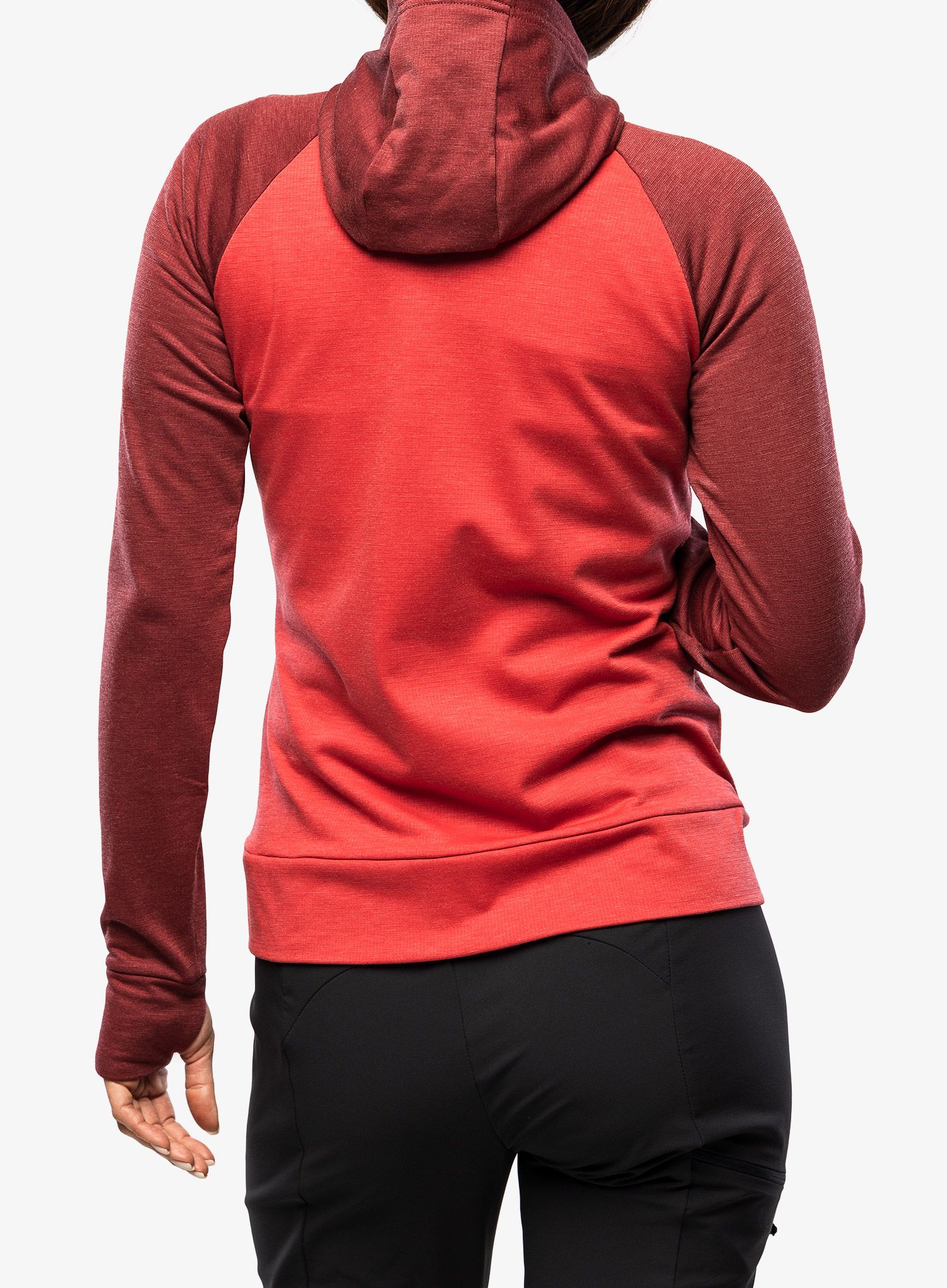 Ženska plezalna jopa Mountain Equipment Endika Hooded Jacket - capsicum/tibetan red