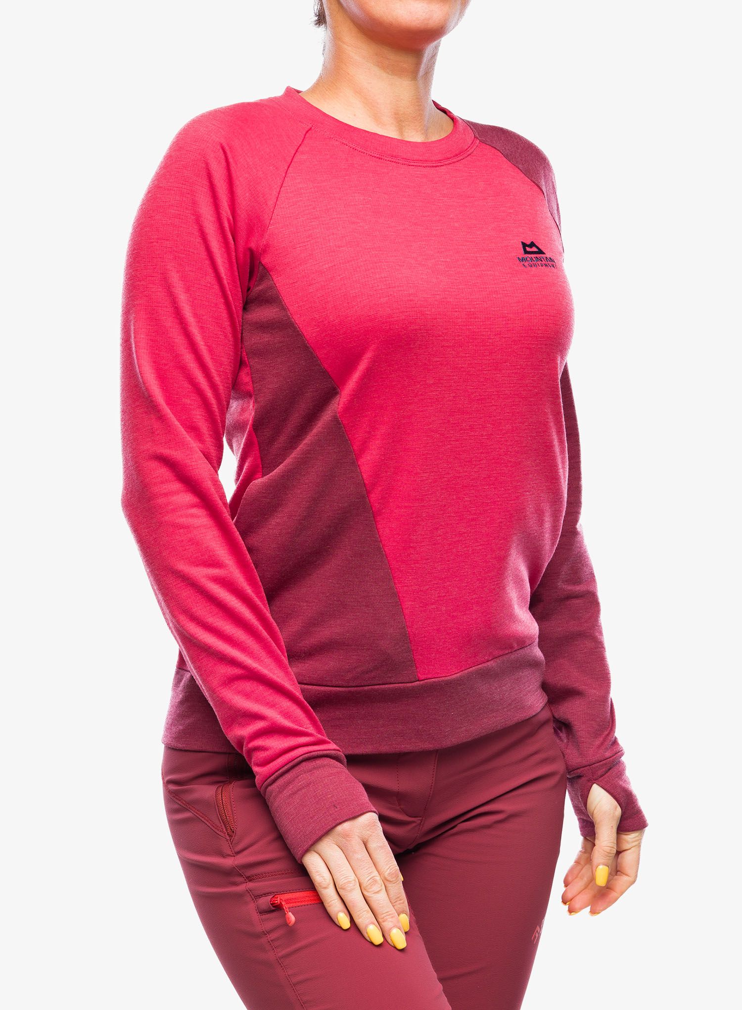 Ženska plezalna jopa Mountain Equipment Endika Top - capsicum/tibetan red
