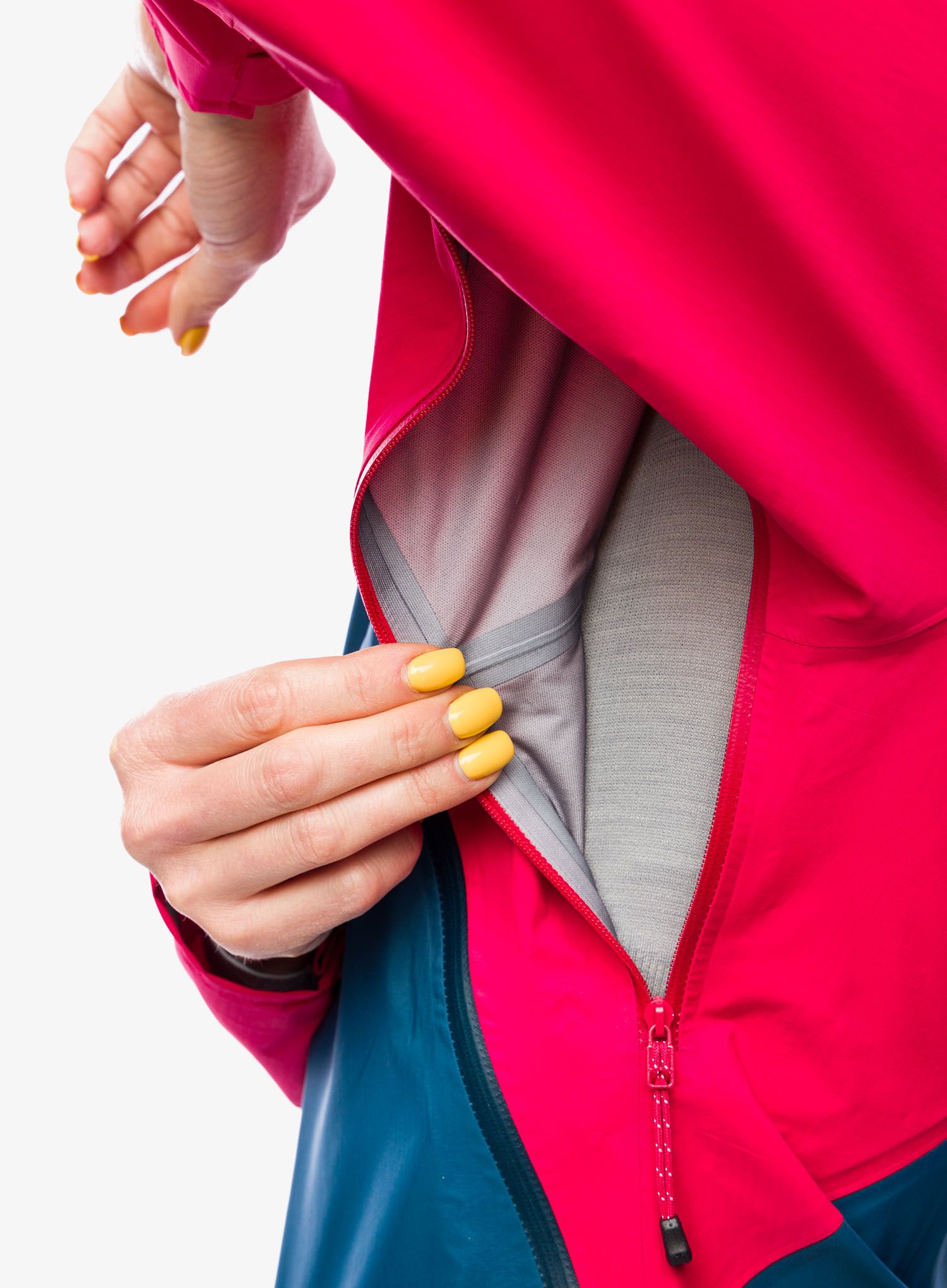 Ženska nepremočljiva jakna Mountain Equipment Firefox Jacket - majolica/capsicum
