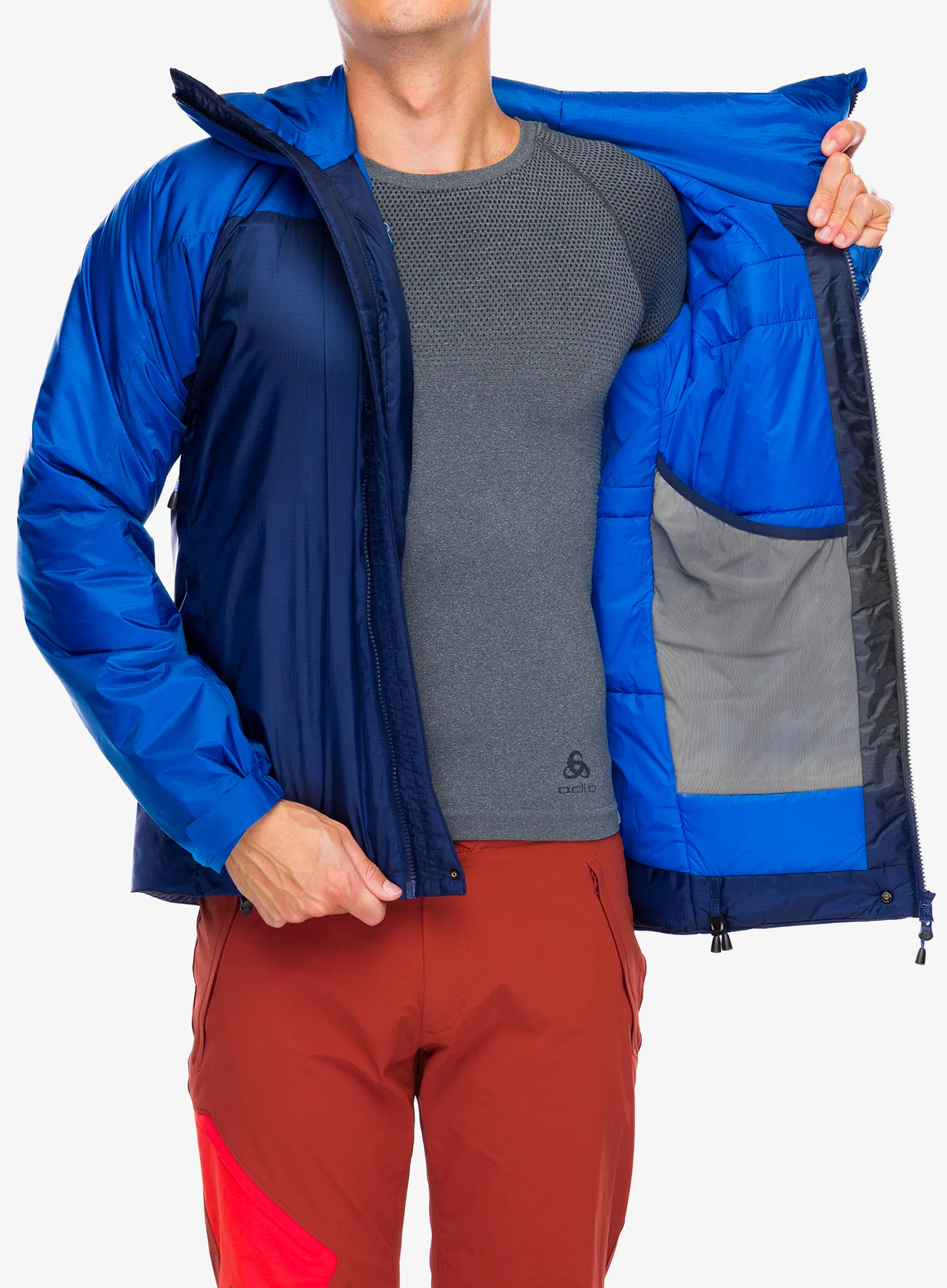 Sintetična jakna Mountain Equipment Fitzroy Jacket - medieval/lapis blue