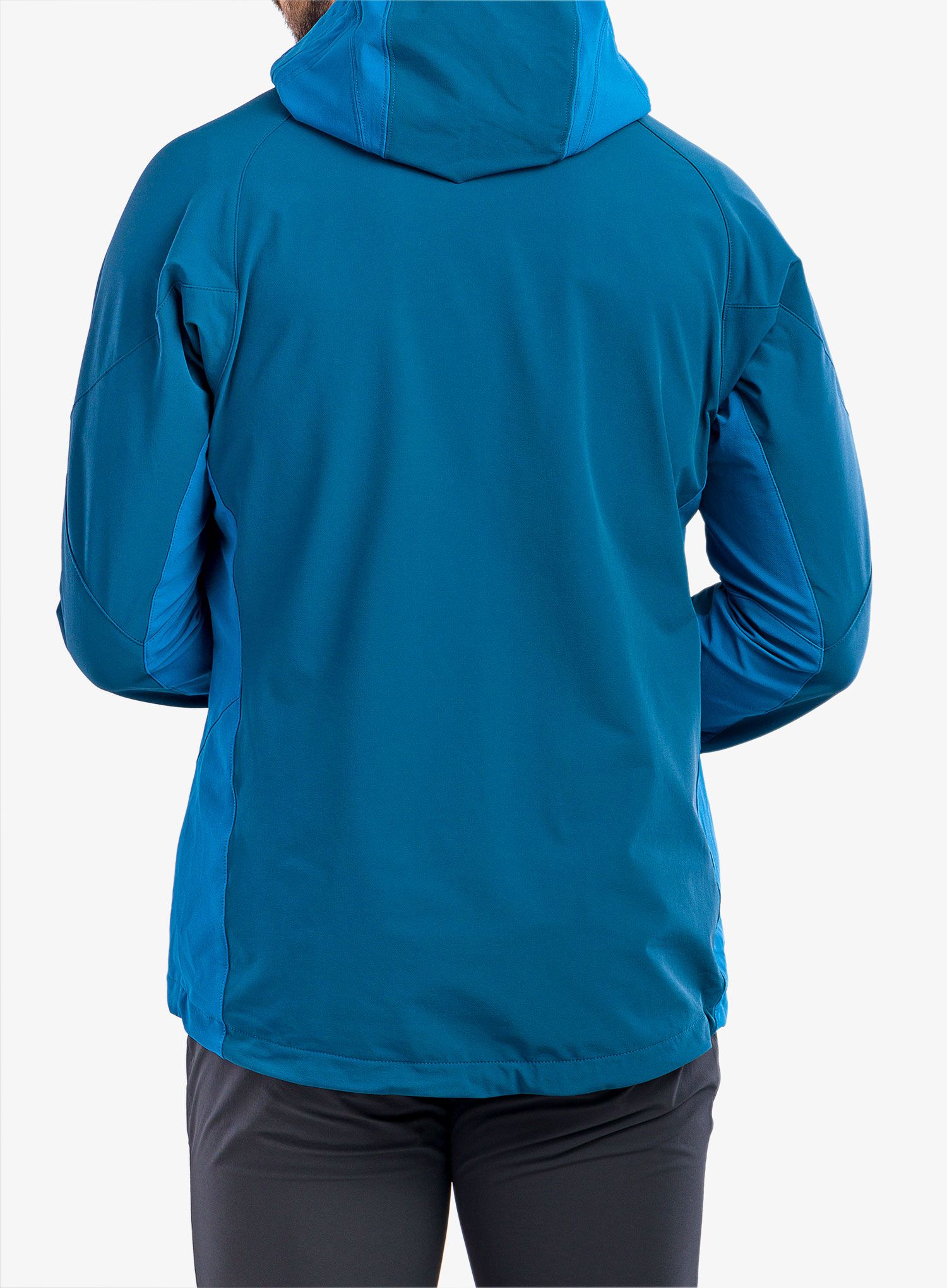 Softshell jakna Mountain Equipment Frontier Hooded Jacket - alto/majolica