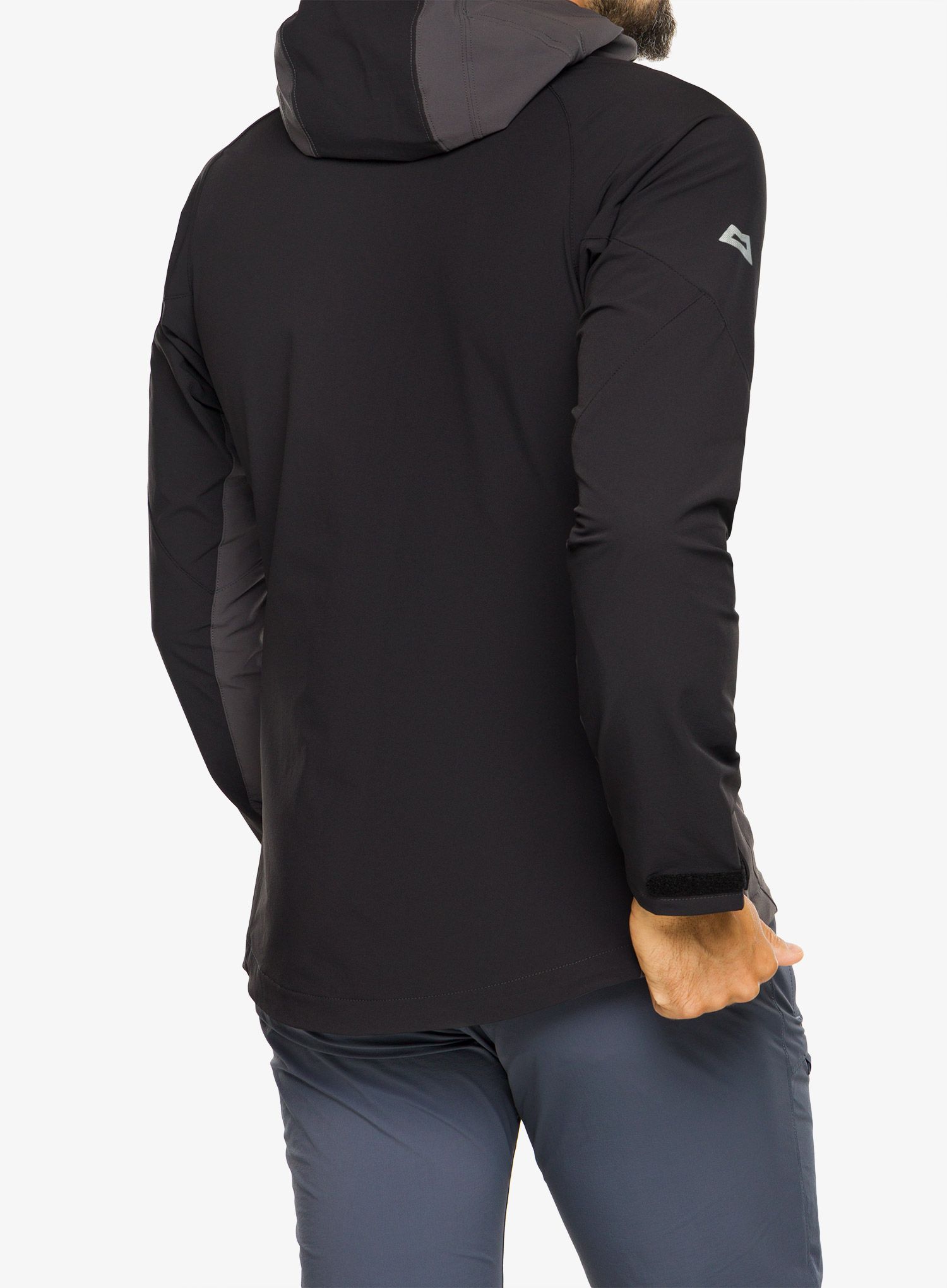 Softshell jakna Mountain Equipment Frontier Hooded Jacket - anvil grey/black