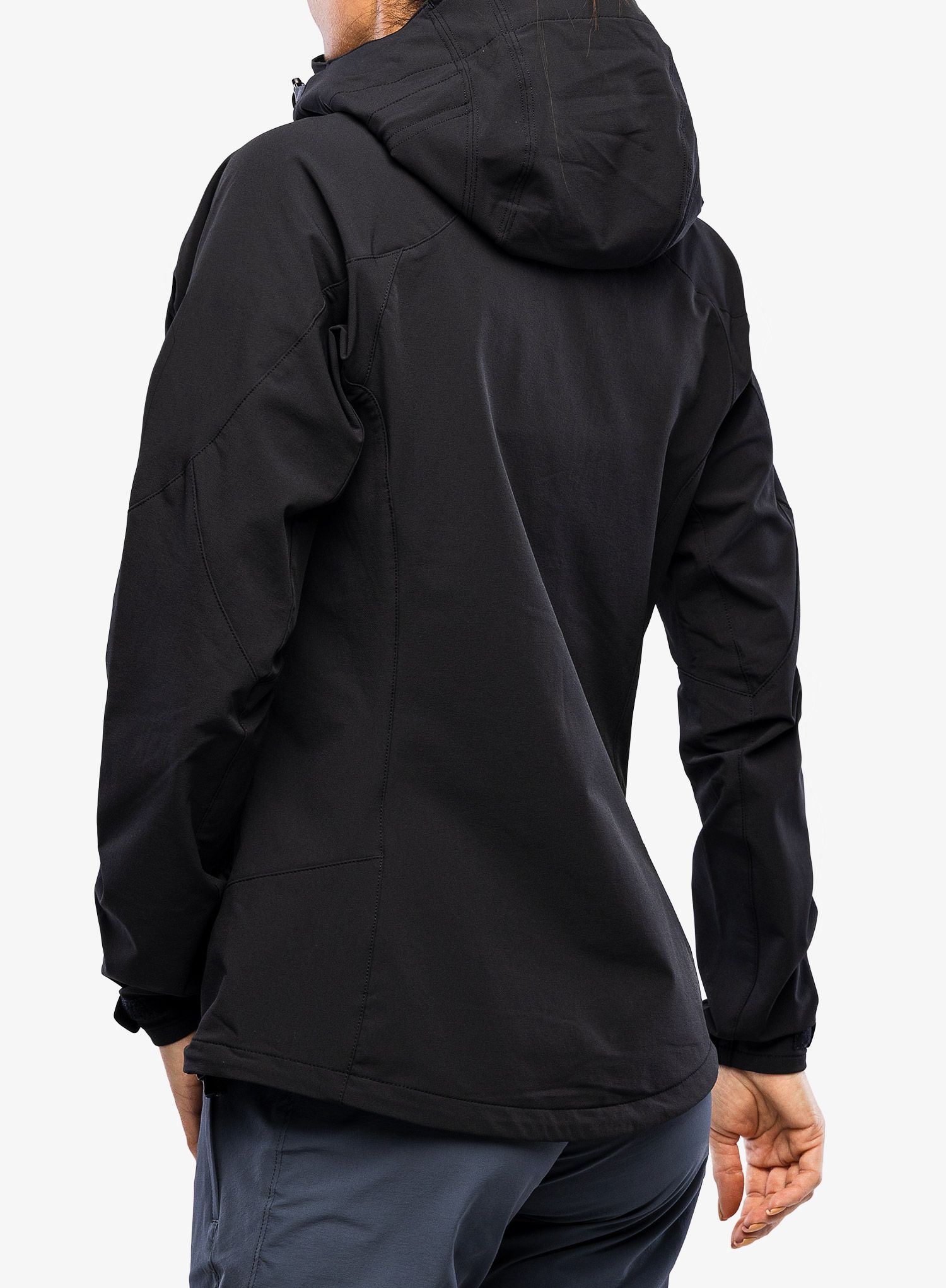 Ženska softshell jakna Mountain Equipment Frontier Hooded Jacket - black