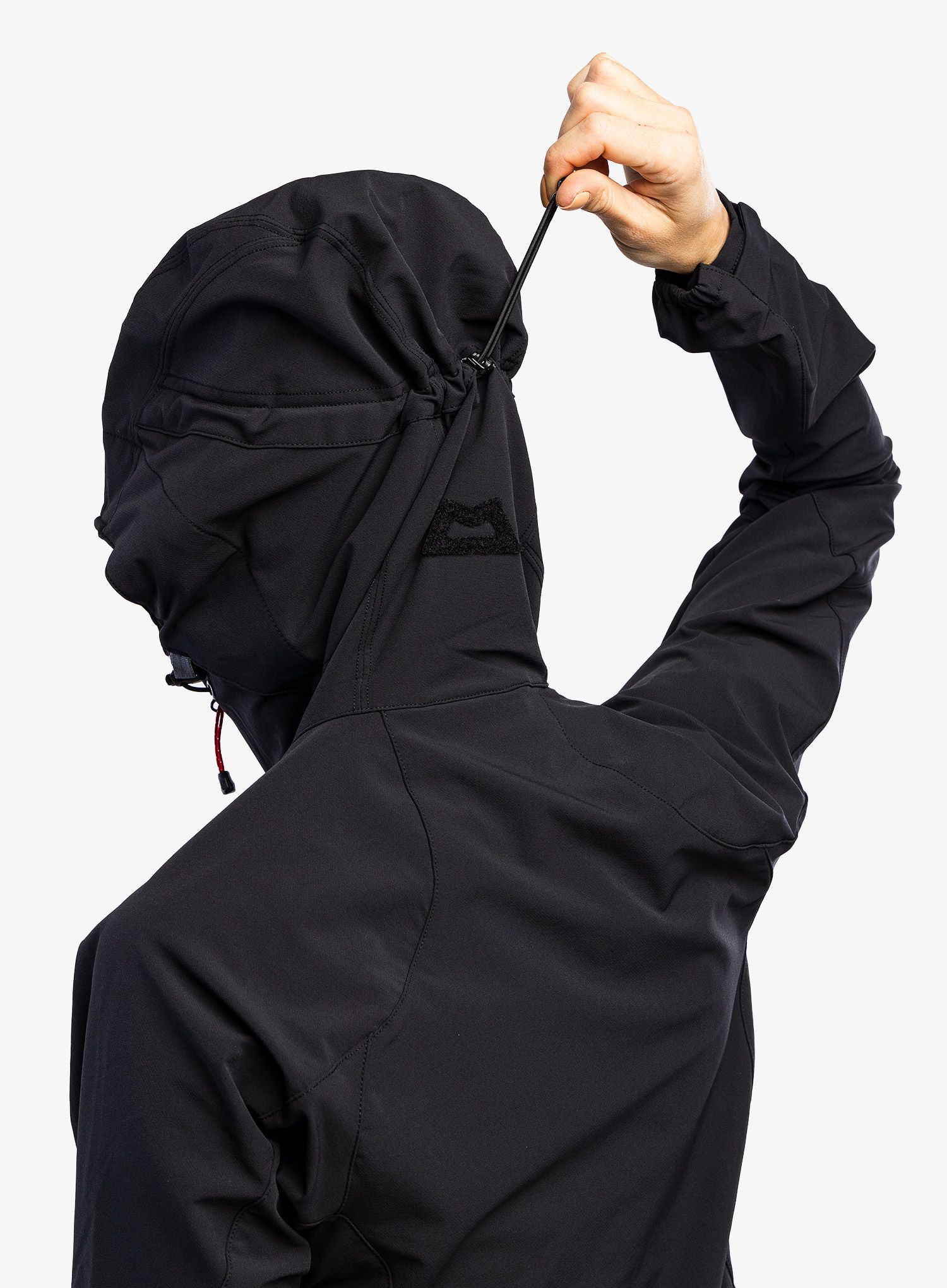 Ženska softshell jakna Mountain Equipment Frontier Hooded Jacket - black
