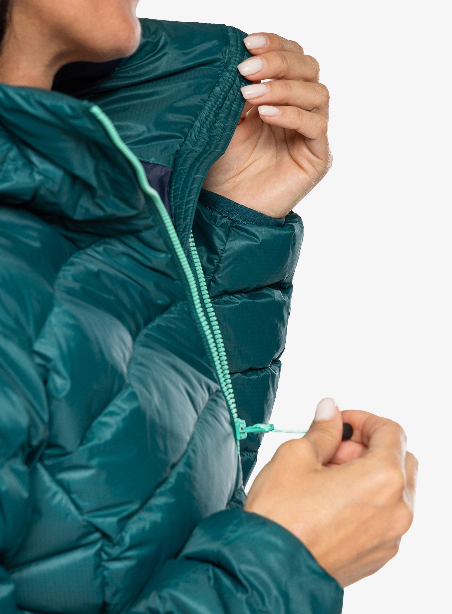 Ženska puhovka Mountain Equipment Frostline Jacket - teal