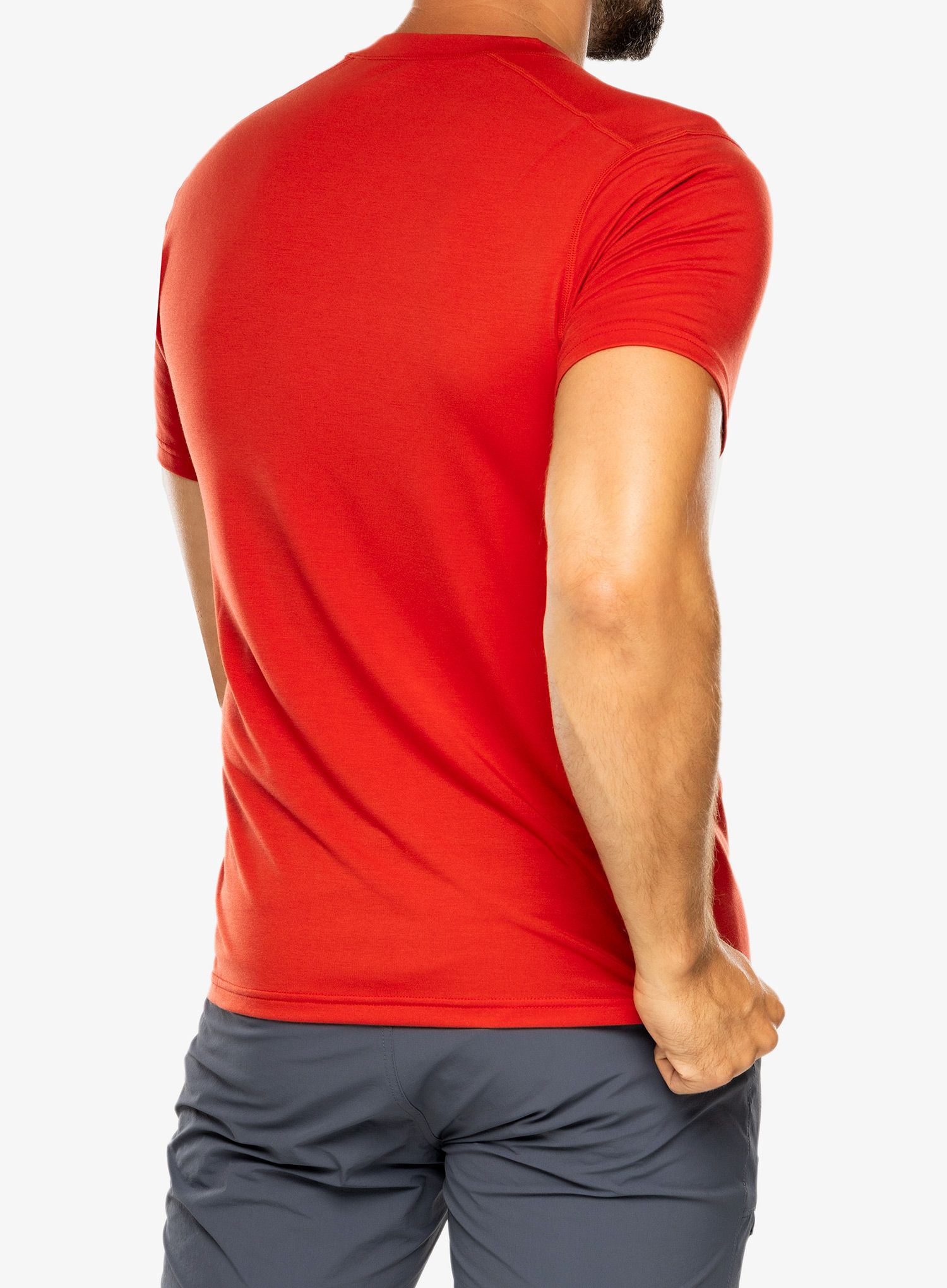 Moška majica Mountain Equipment Headpoint Mountain Tee - red rock