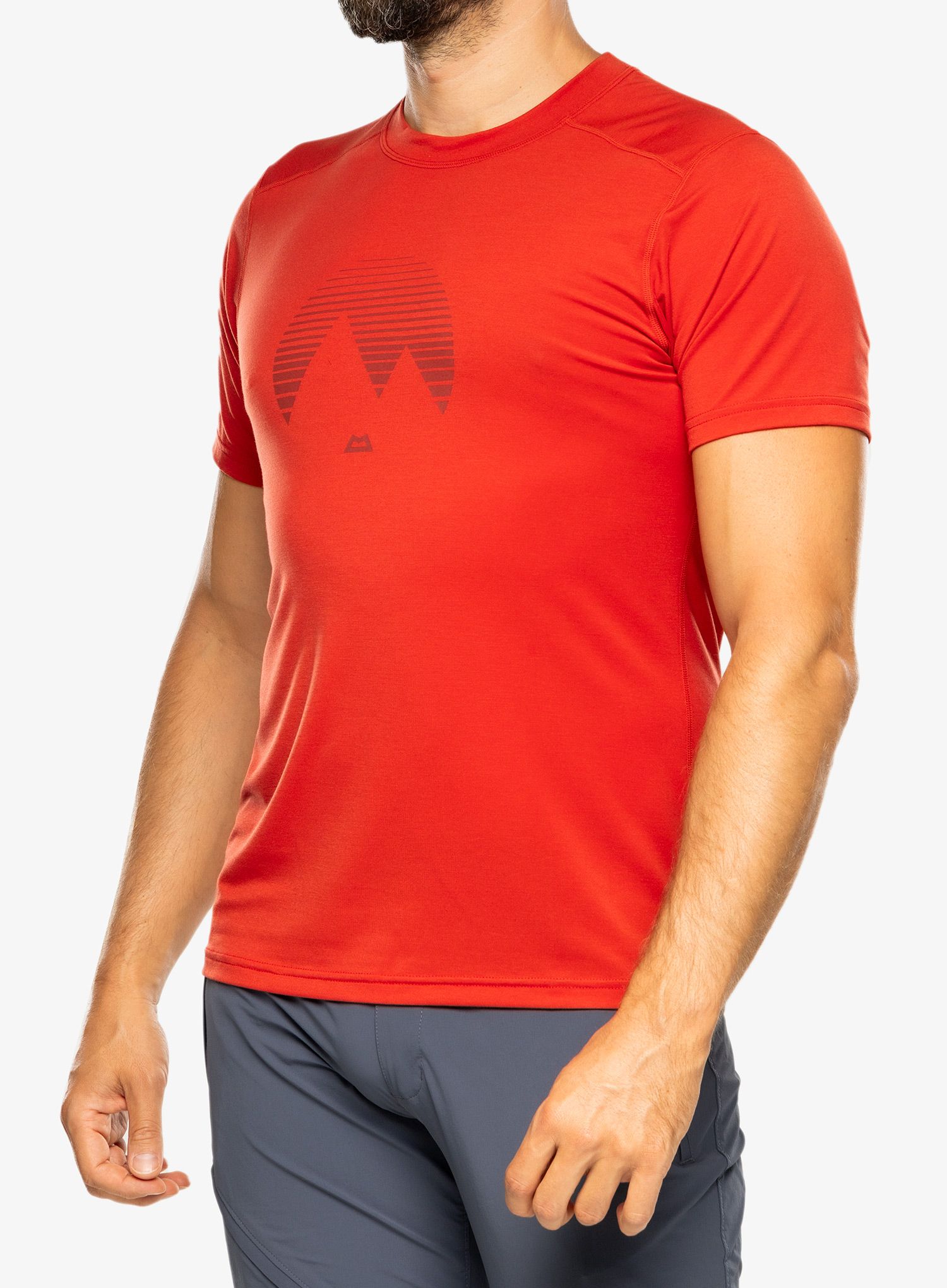 Moška majica Mountain Equipment Headpoint Mountain Tee - red rock