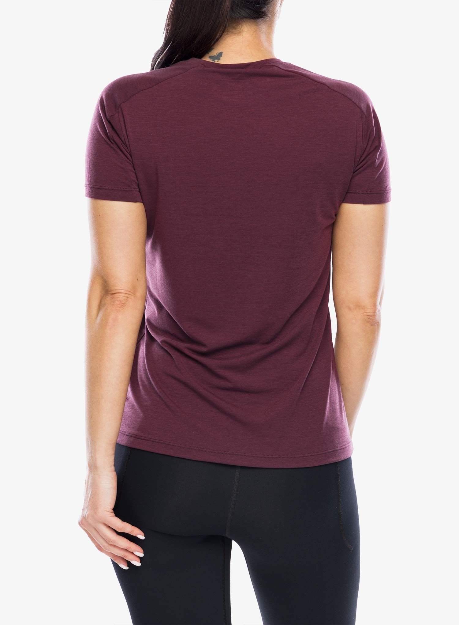 Ženska športna majica Mountain Equipment Headpoint Skyline Tee - raisin