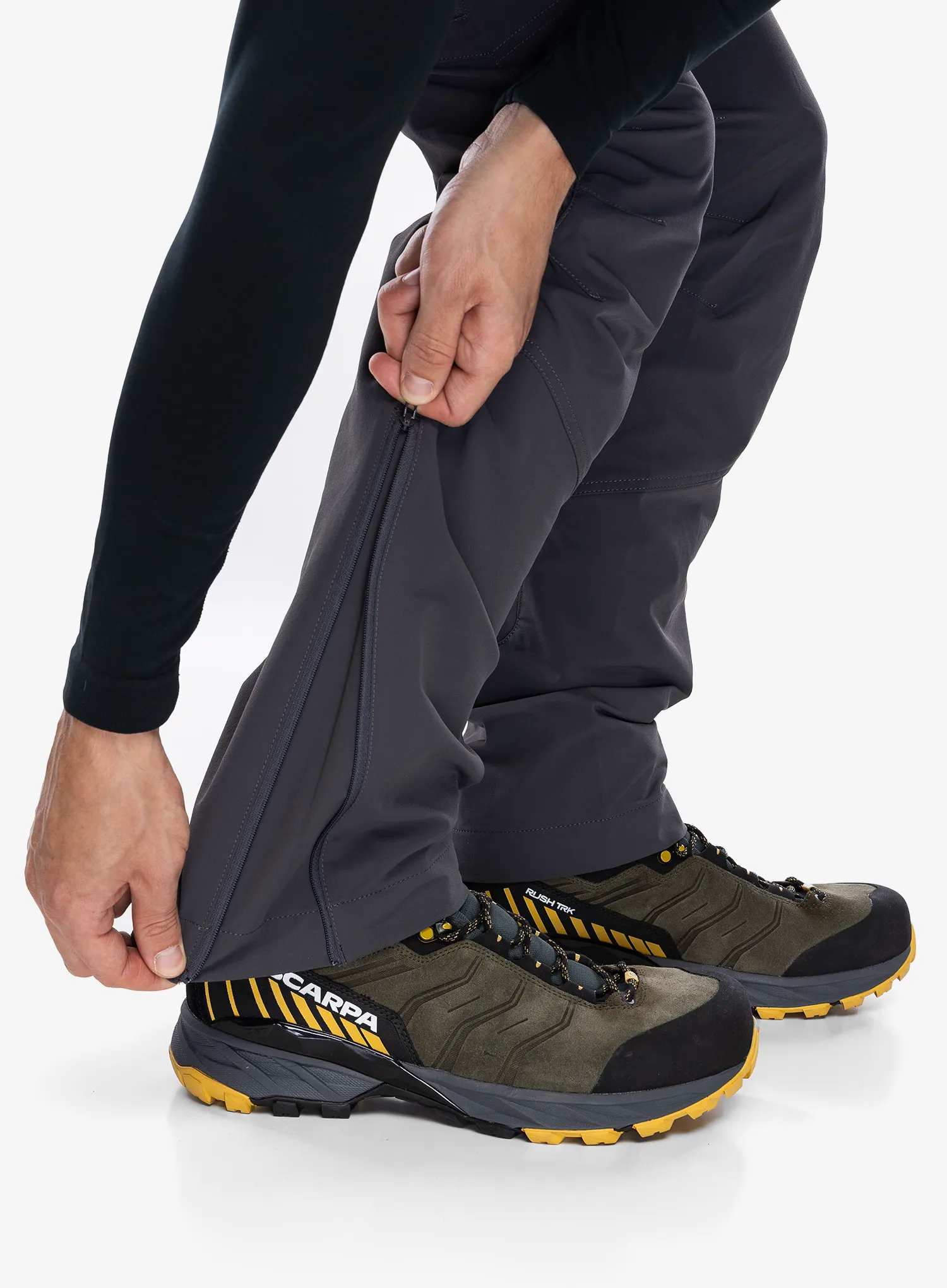 Moške softshell hlače Mountain Equipment Ibex Mountain Pant Reg - anvil grey