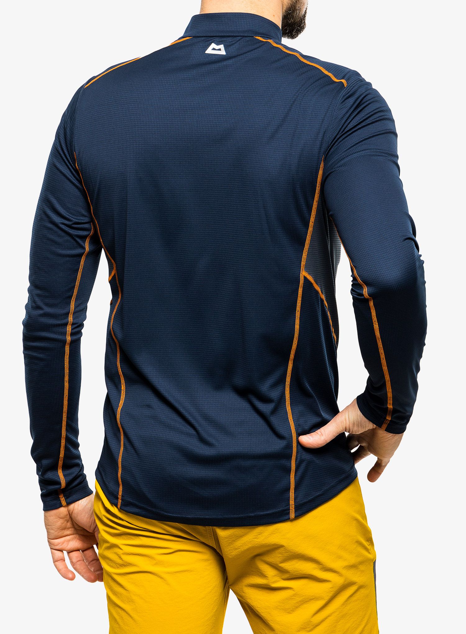Majica z dolgimi rokavi Mountain Equipment Ignis LS Zip Tee - cosmos/ombre blue