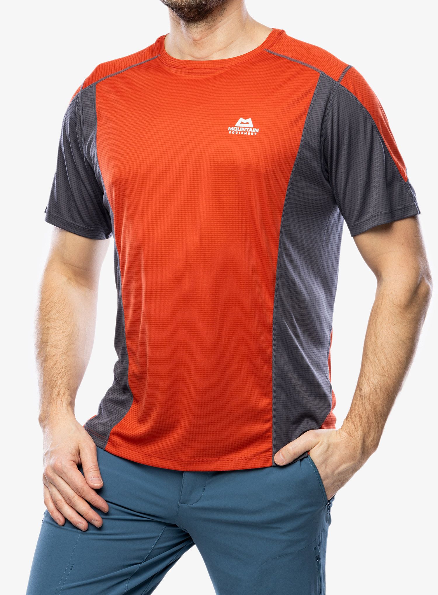 Športna majica Mountain Equipment Ignis Tee - redrock/anvil