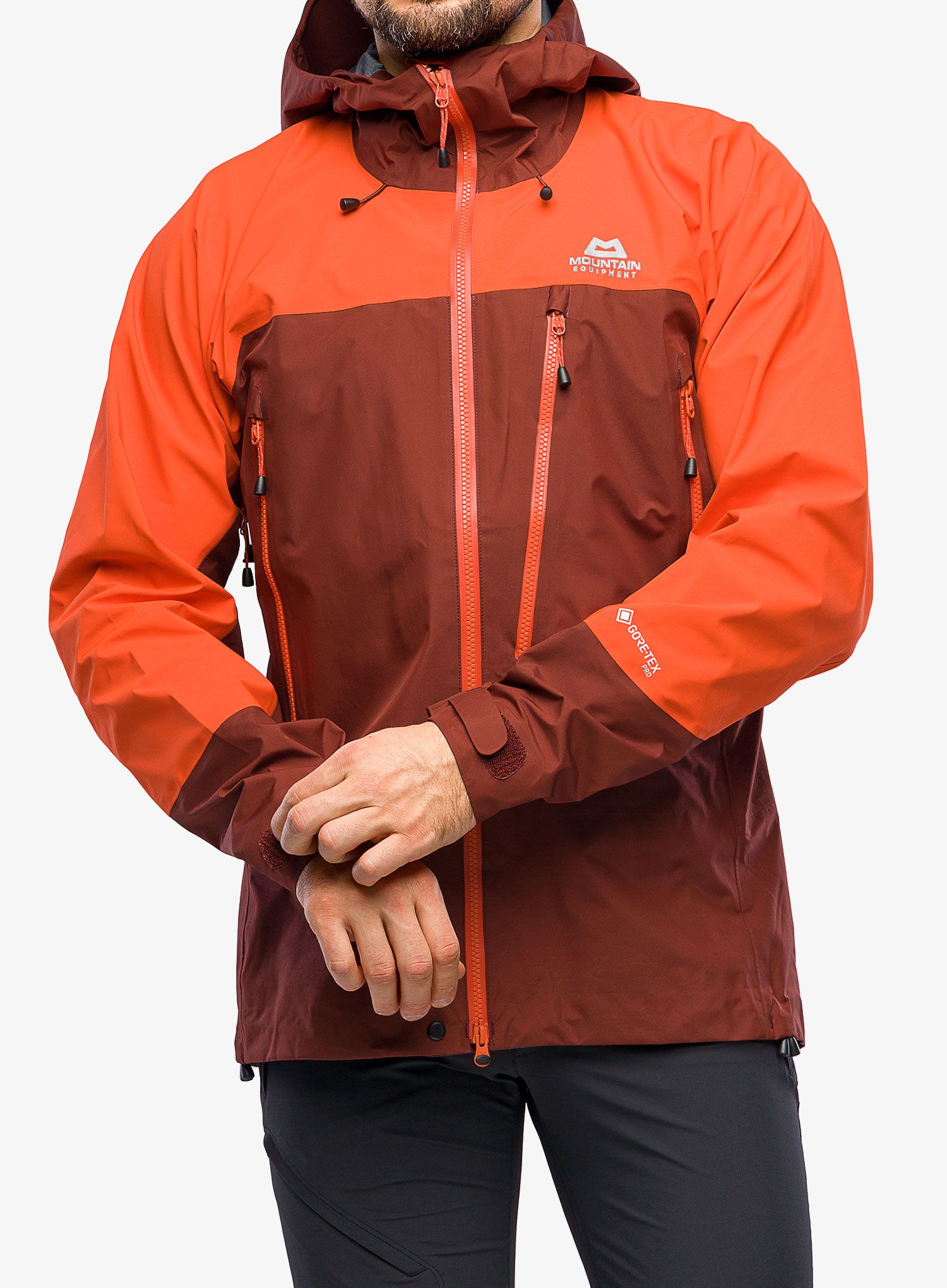 GORE-TEX jakna Mountain Equipment Lhotse Jacket - firedbrick/cardinal
