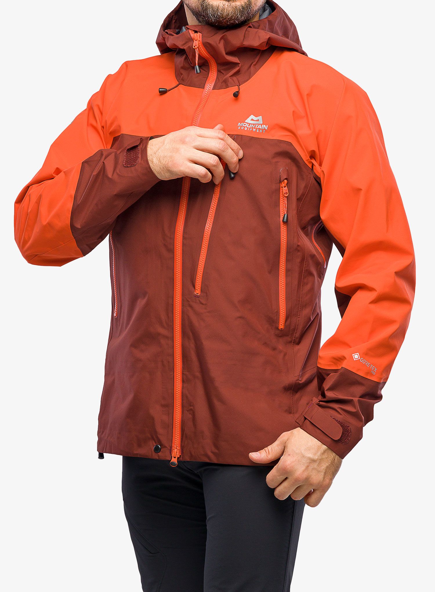 GORE-TEX jakna Mountain Equipment Lhotse Jacket - firedbrick/cardinal