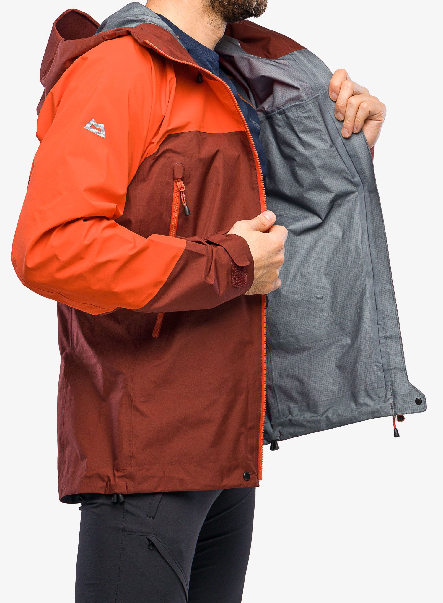 GORE-TEX jakna Mountain Equipment Lhotse Jacket - firedbrick/cardinal