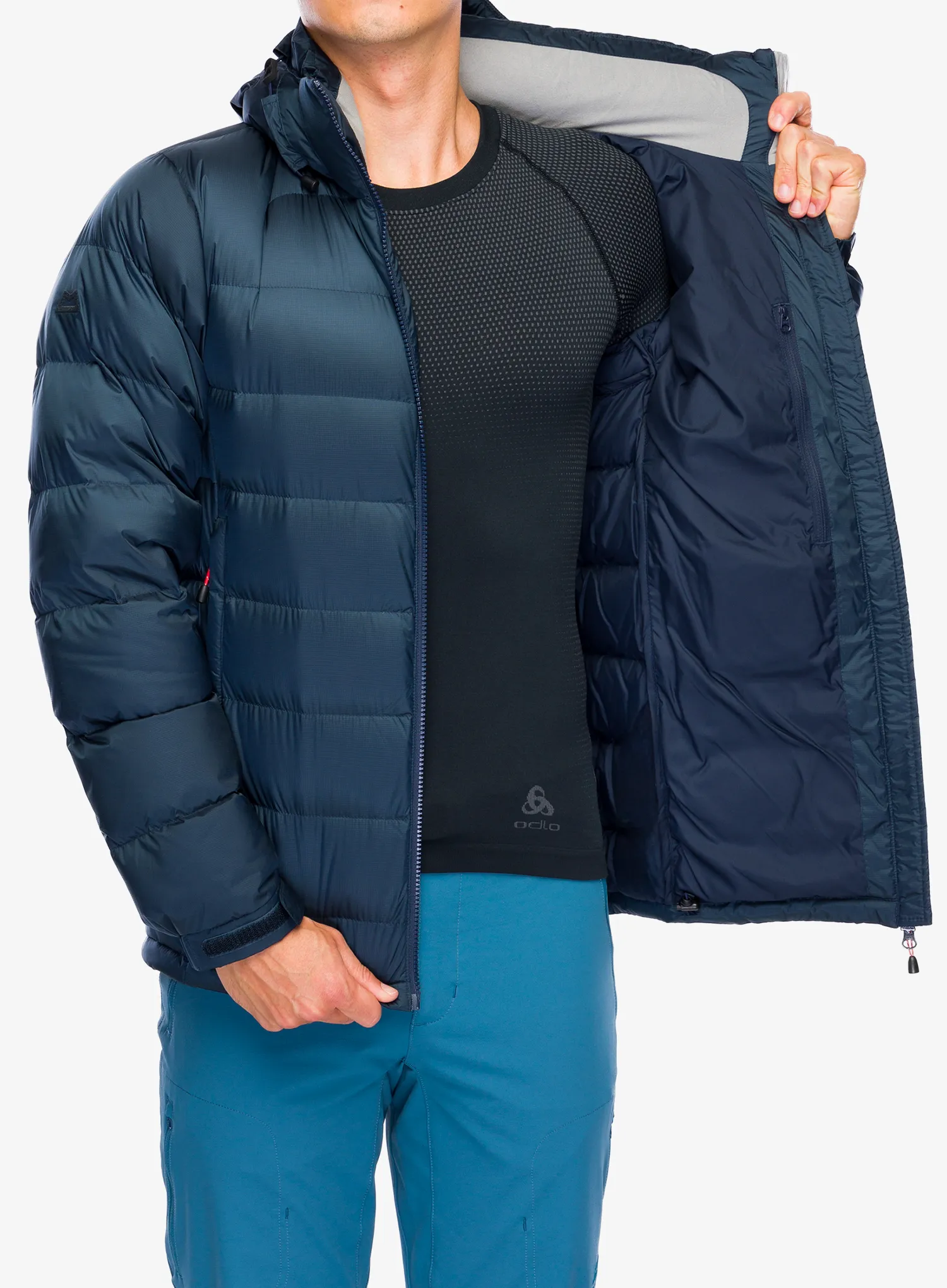 Moška puhovka Mountain Equipment Lightline Jacket - bnights/cosmos lining