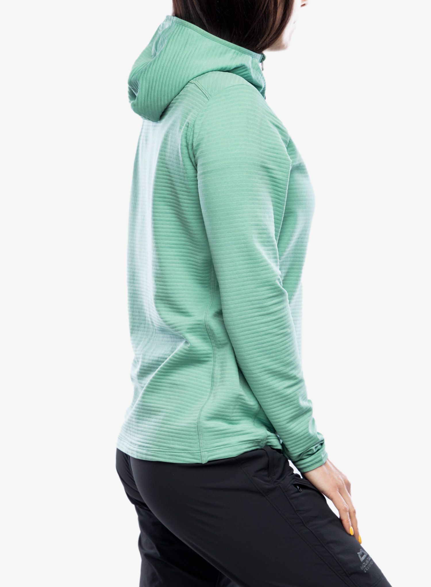 Ženska plezalna jopa Mountain Equipment Lumiko Hooded Jacket - lichen green/teal