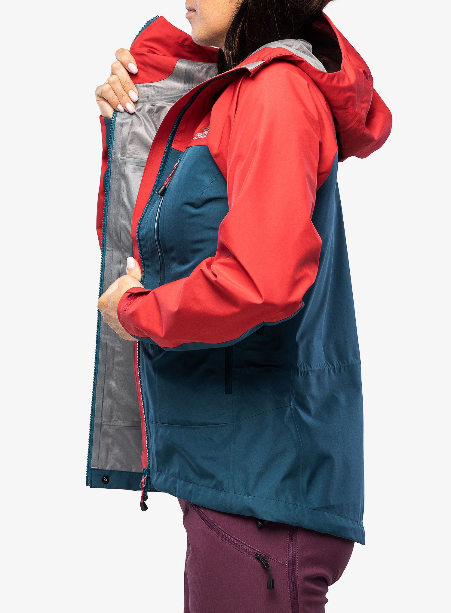 Ženska nepremočljiva jakna Mountain Equipment Makalu Jacket - majolica/capsicum