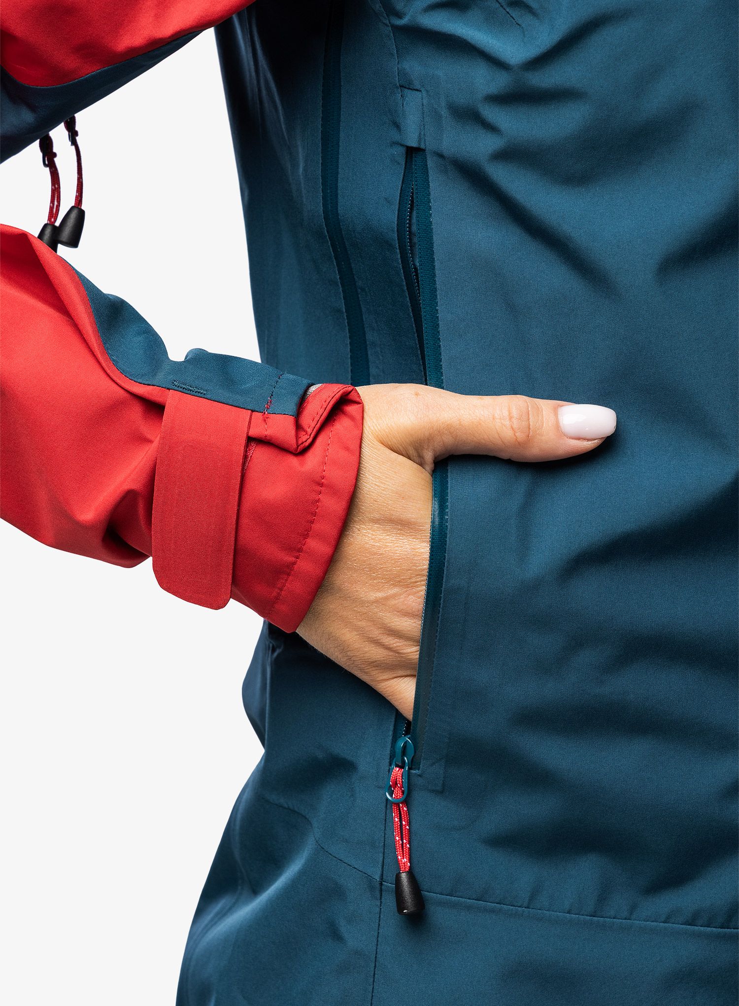 Ženska nepremočljiva jakna Mountain Equipment Makalu Jacket - majolica/capsicum