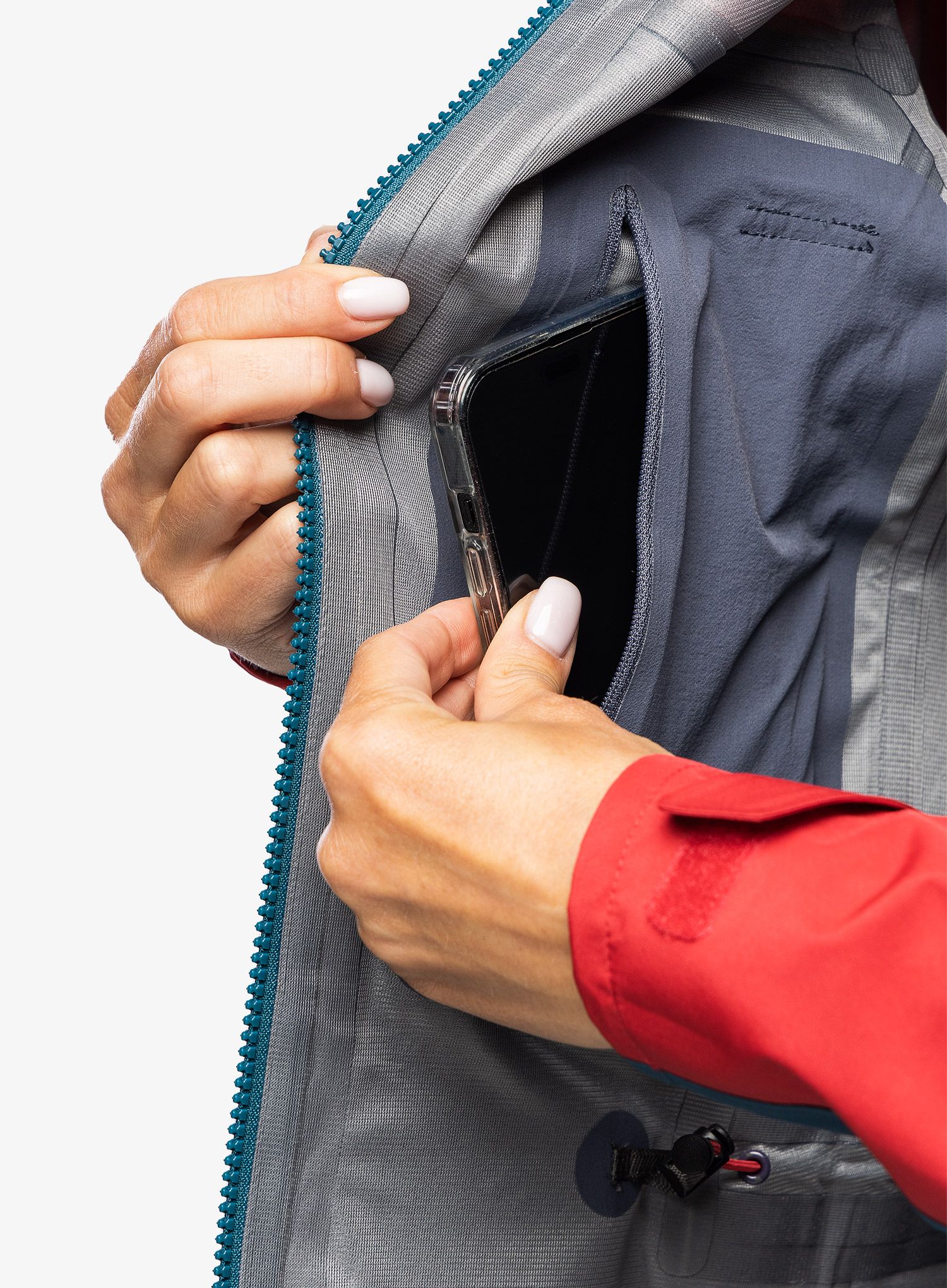 Ženska nepremočljiva jakna Mountain Equipment Makalu Jacket - majolica/capsicum