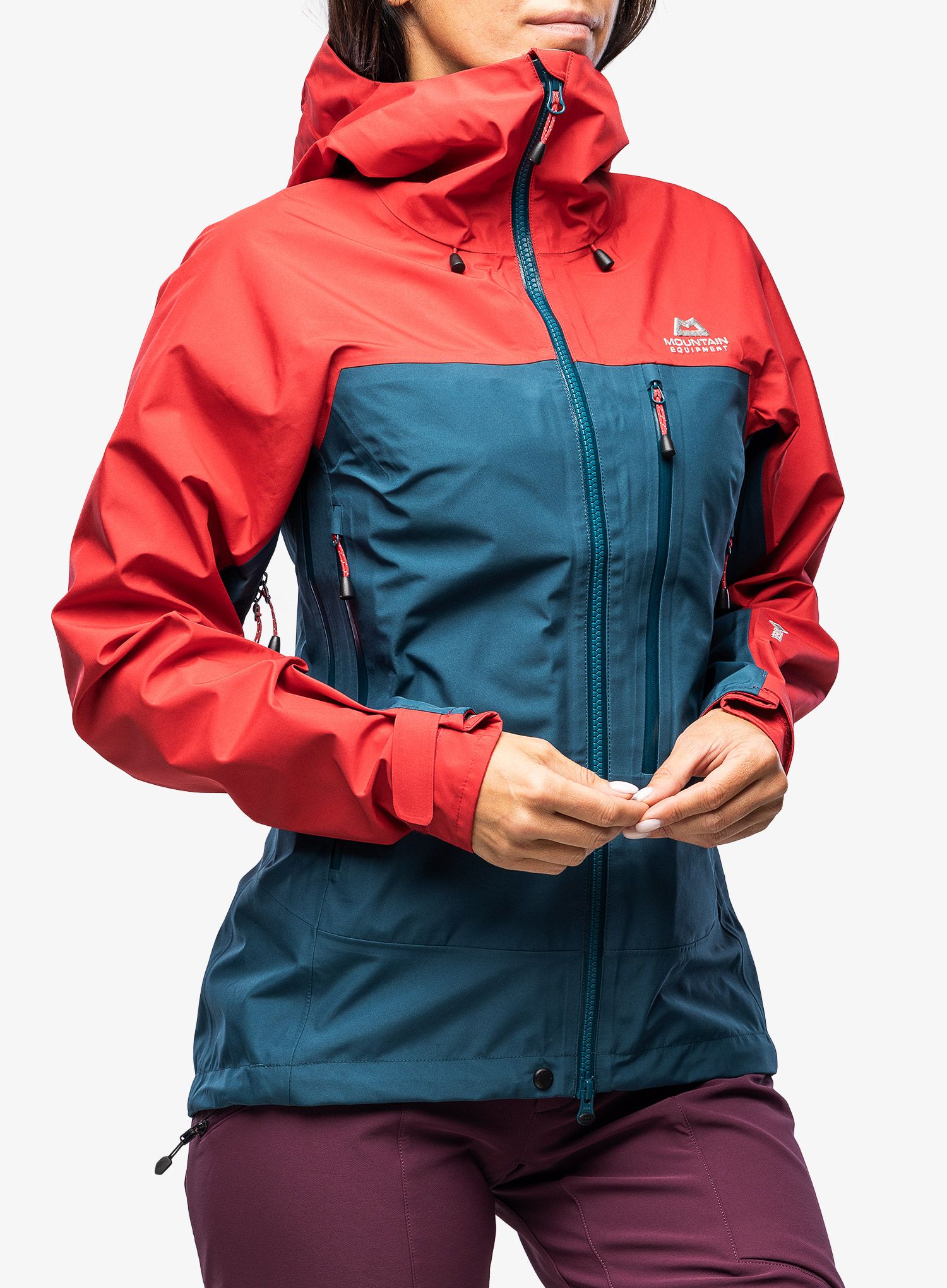 Ženska nepremočljiva jakna Mountain Equipment Makalu Jacket - majolica/capsicum