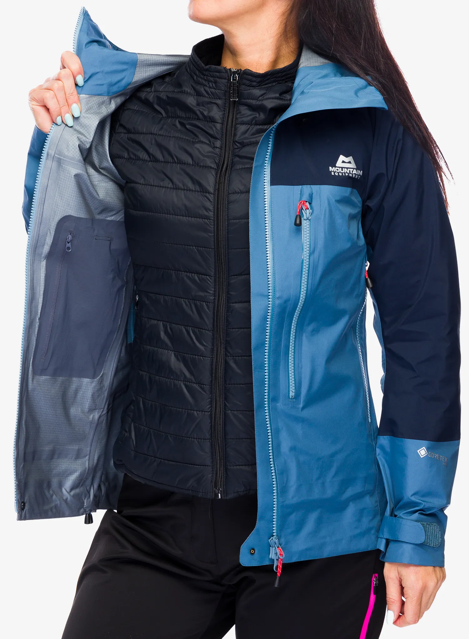 Ženske GORE-TEX jakna Mountain Equipment Manaslu Jacket - stellar/cosmos