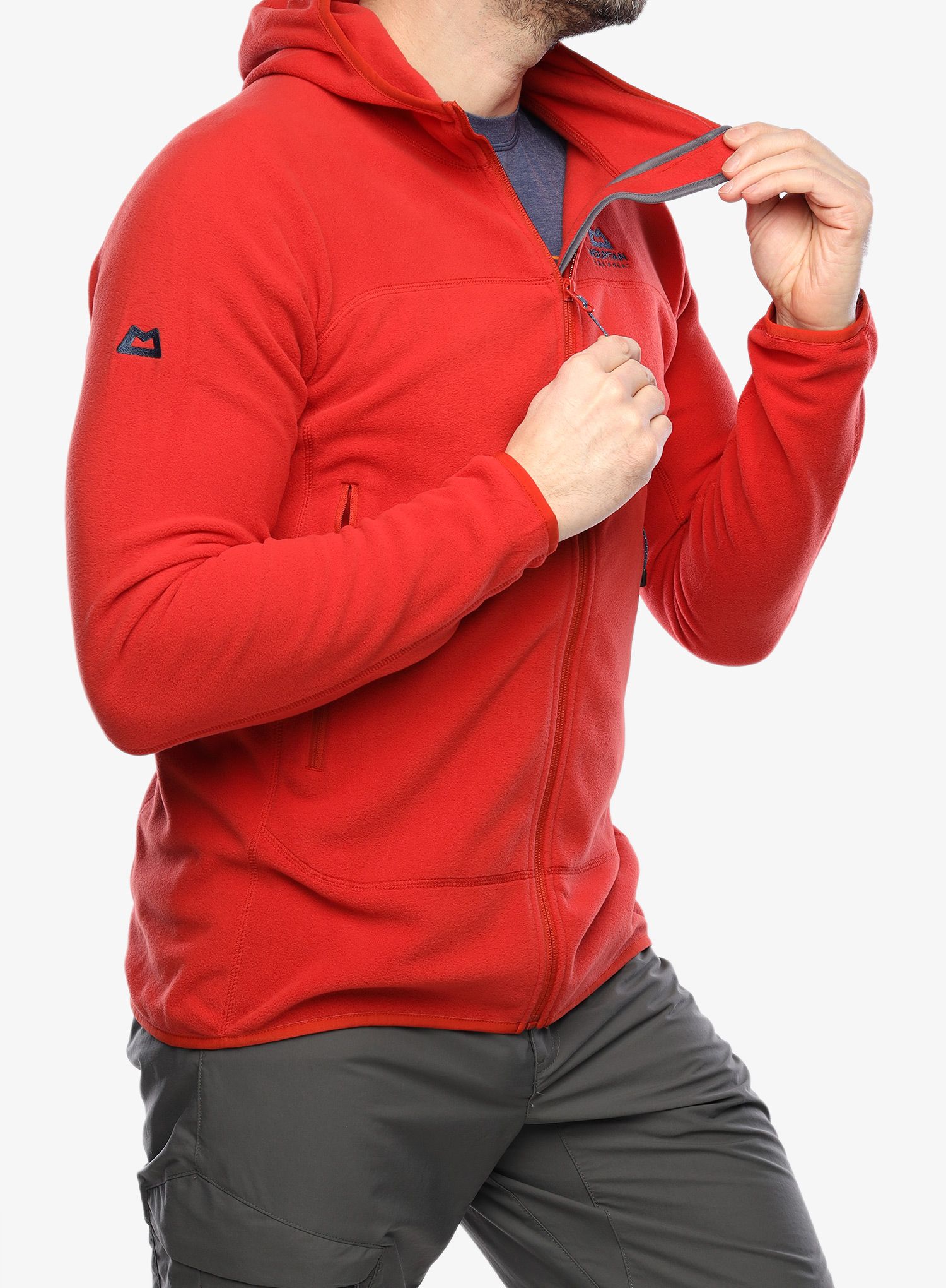 Flis Mountain Equipment Micro Zip Jacket - red rock