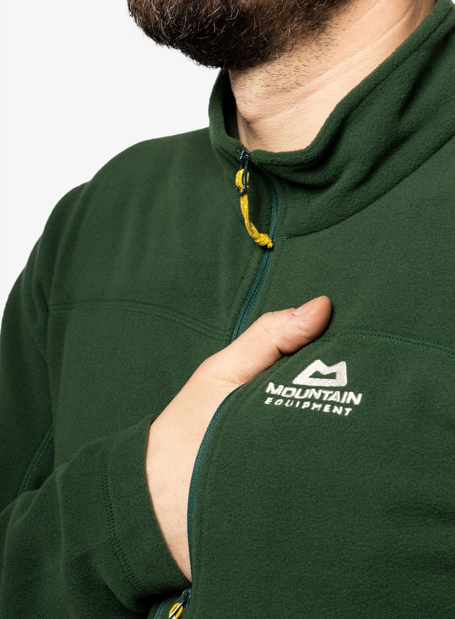 Moški flis Mountain Equipment Micro Zip T - conifer