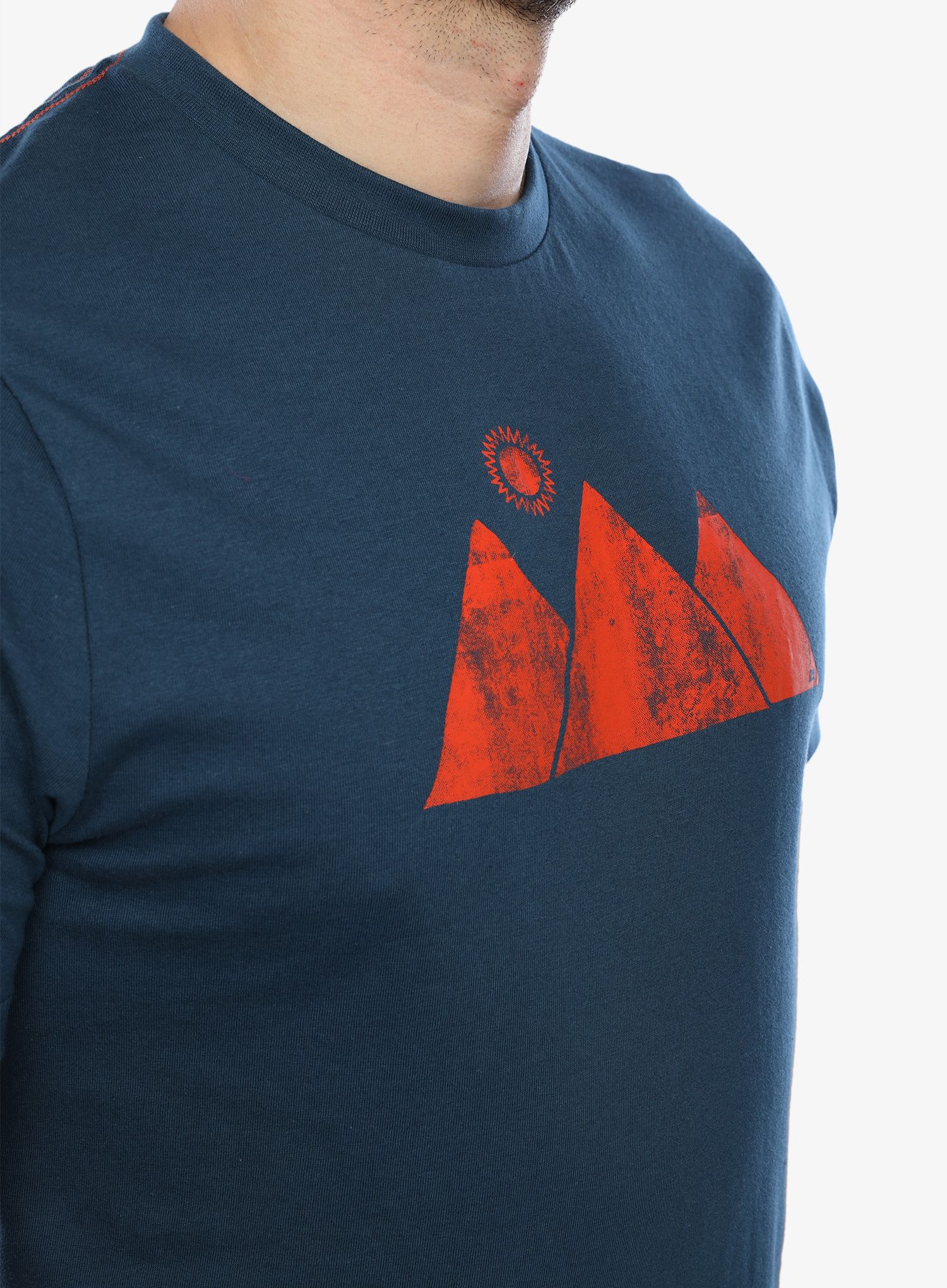 Majica s potiskom Mountain Equipment Mountain Sun Tee - majolica blue