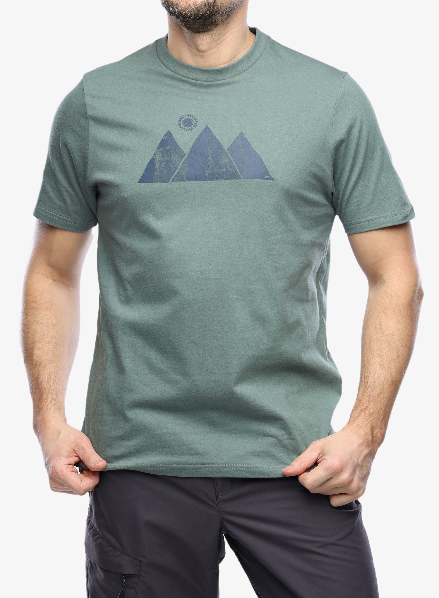 Bombažna majica Mountain Equipment Mountain Sun Tee - sage