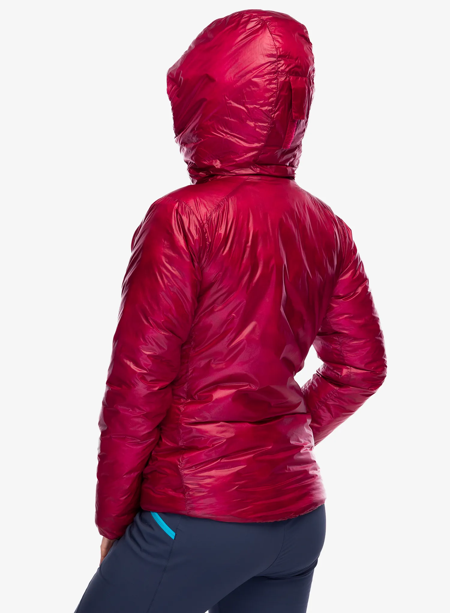 Ženska sintetična jakna Mountain Equipment Oreus Hooded Jacket - merlot/blue