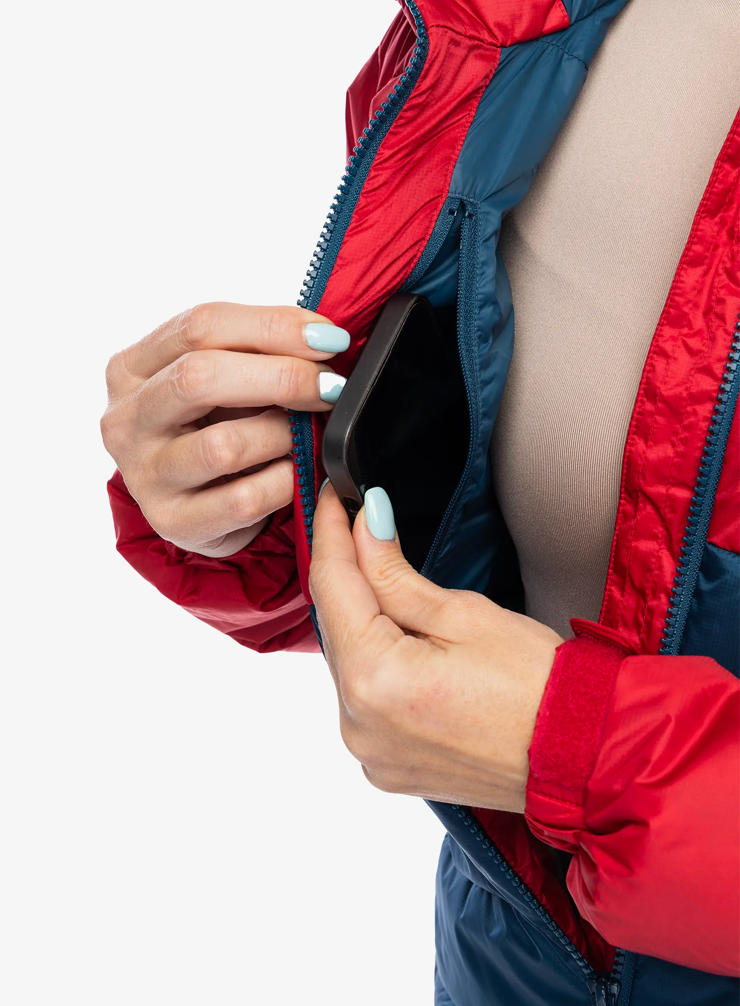 Ženska puhovka Mountain Equipment Paiyu Jacket - majolica/capsicum