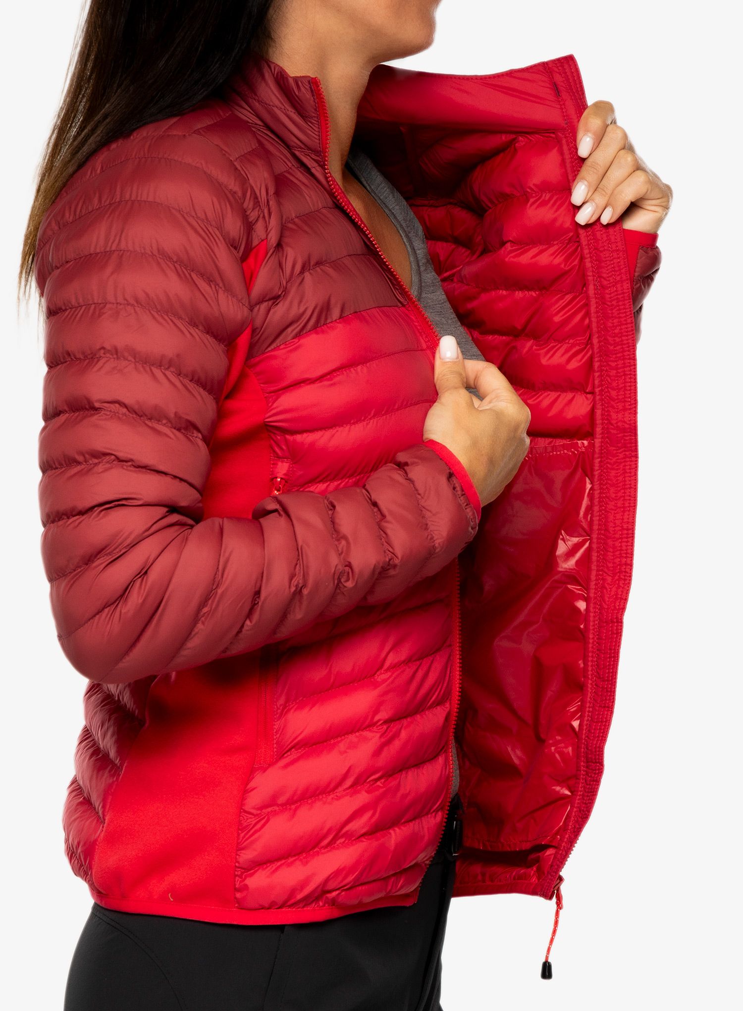 Ženska sintetična jakna Mountain Equipment Particle Jacket - capsicum/tibetan red
