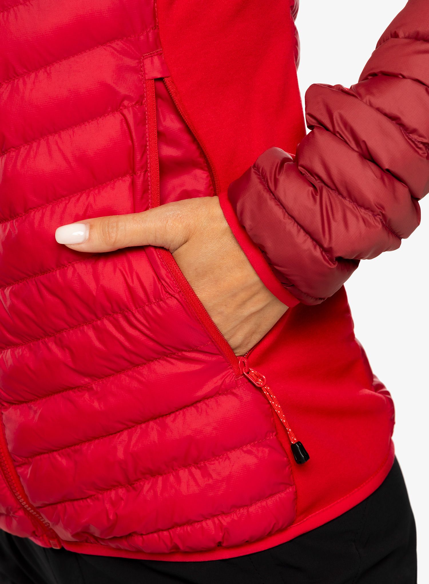 Ženska sintetična jakna Mountain Equipment Particle Jacket - capsicum/tibetan red