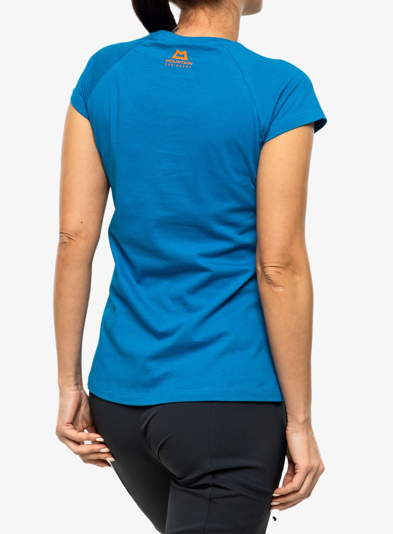 Ženska majica s potiskom Mountain Equipment Ray Tee - majolica blue