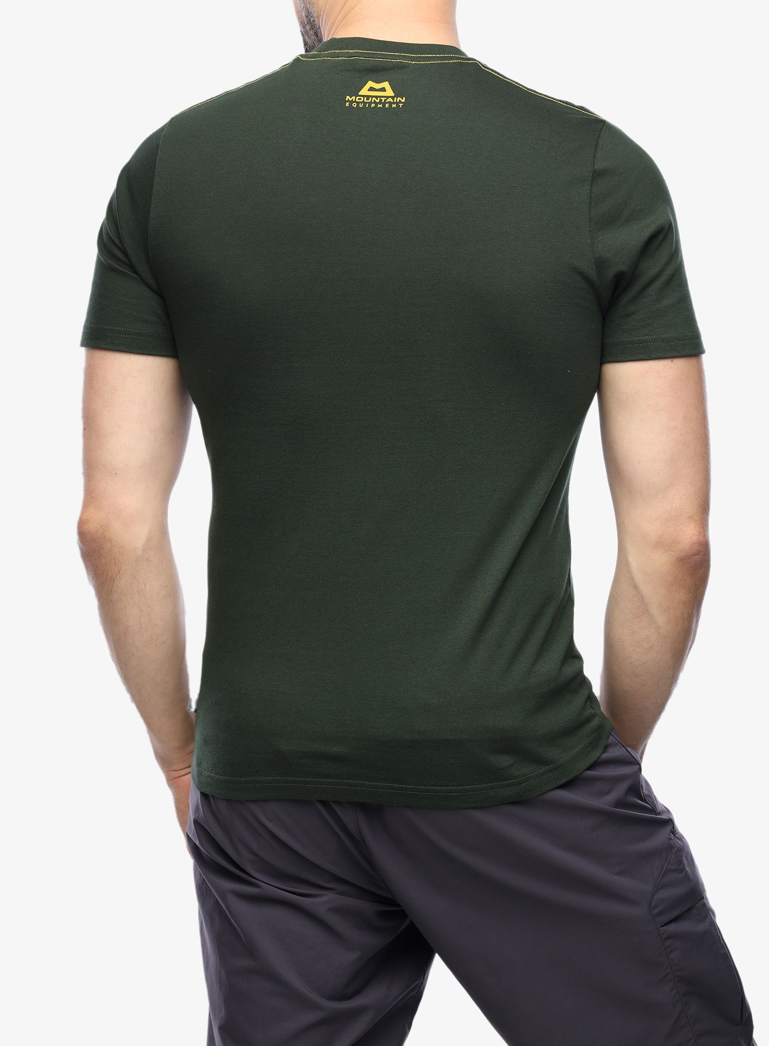 Majica s potiskom Mountain Equipment Roundel Tee - conifer