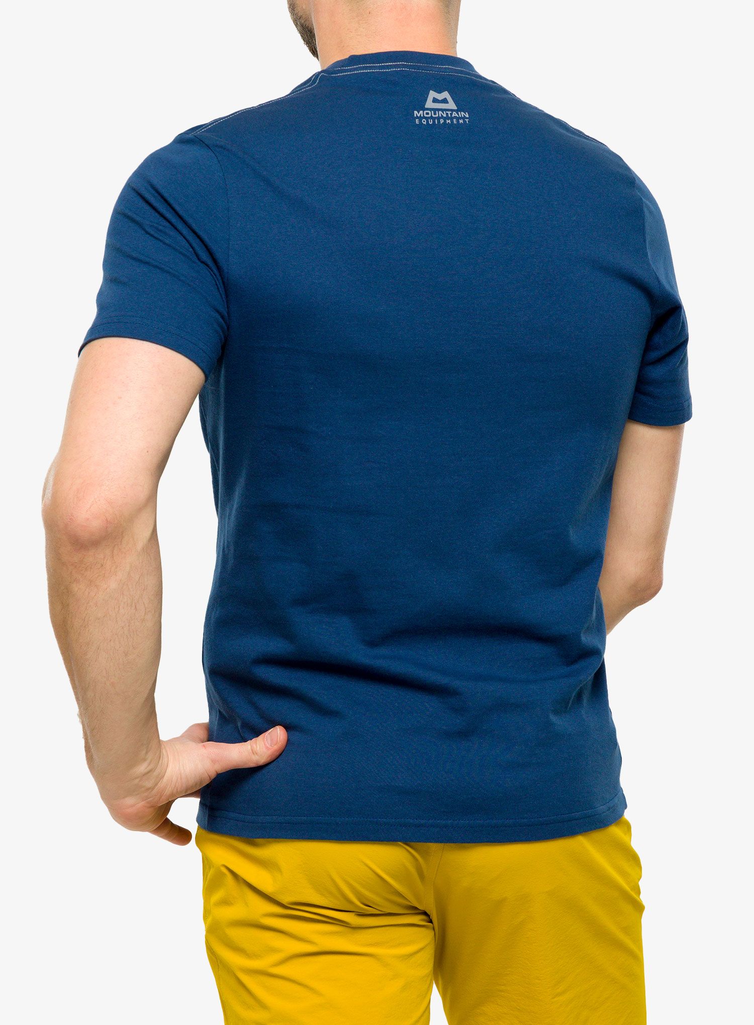 Majica s potiskom Mountain Equipment Roundel Tee - denim blue