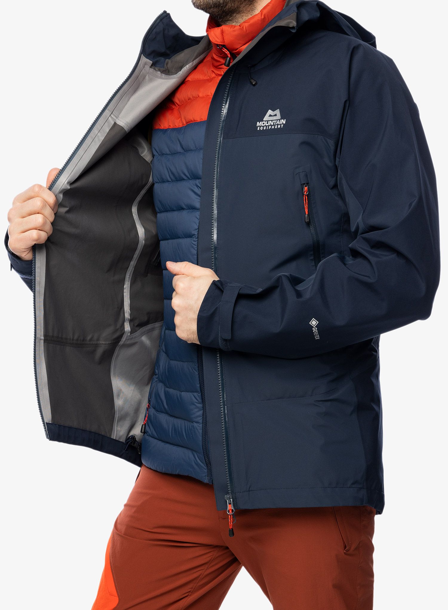 GORE-TEX jakna Mountain Equipment Saltoro Jacket - blue nights/cosmos