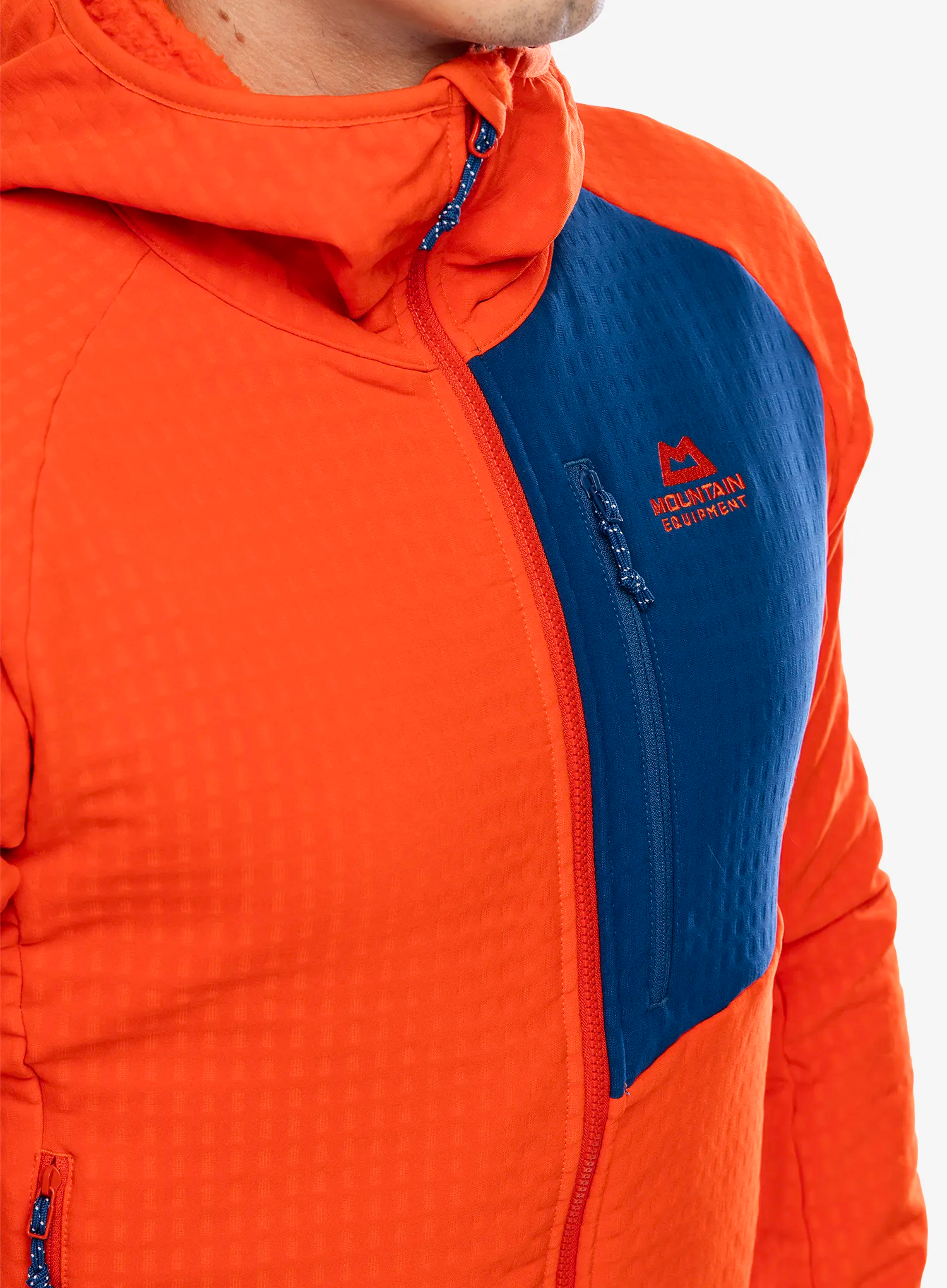 Jopica s kapuco Mountain Equipment Shroud Hooded Jacket - cardinal/admiral
