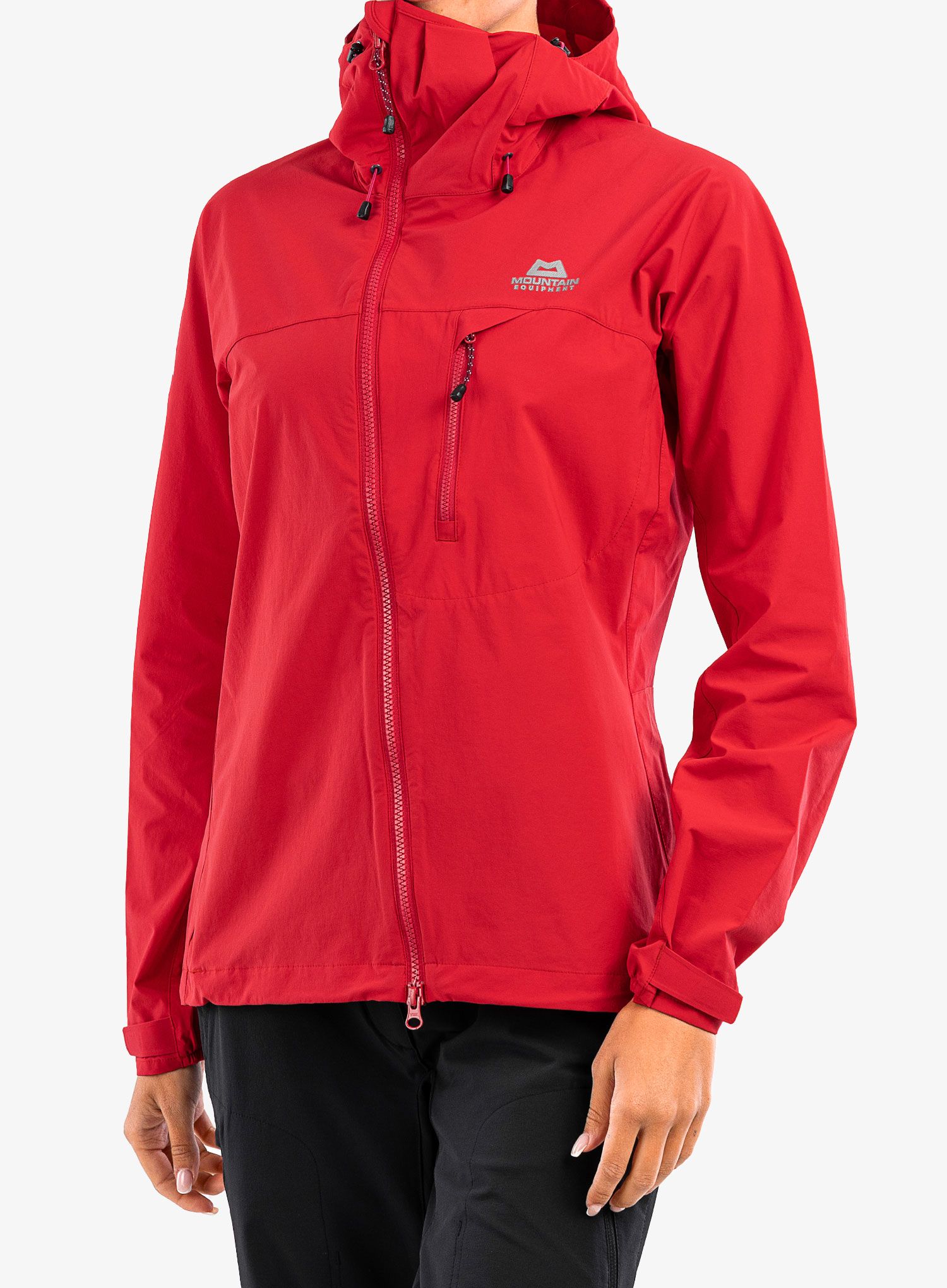 Ženska softshell jakna Mountain Equipment Squall Hooded Jacket - capsicum red
