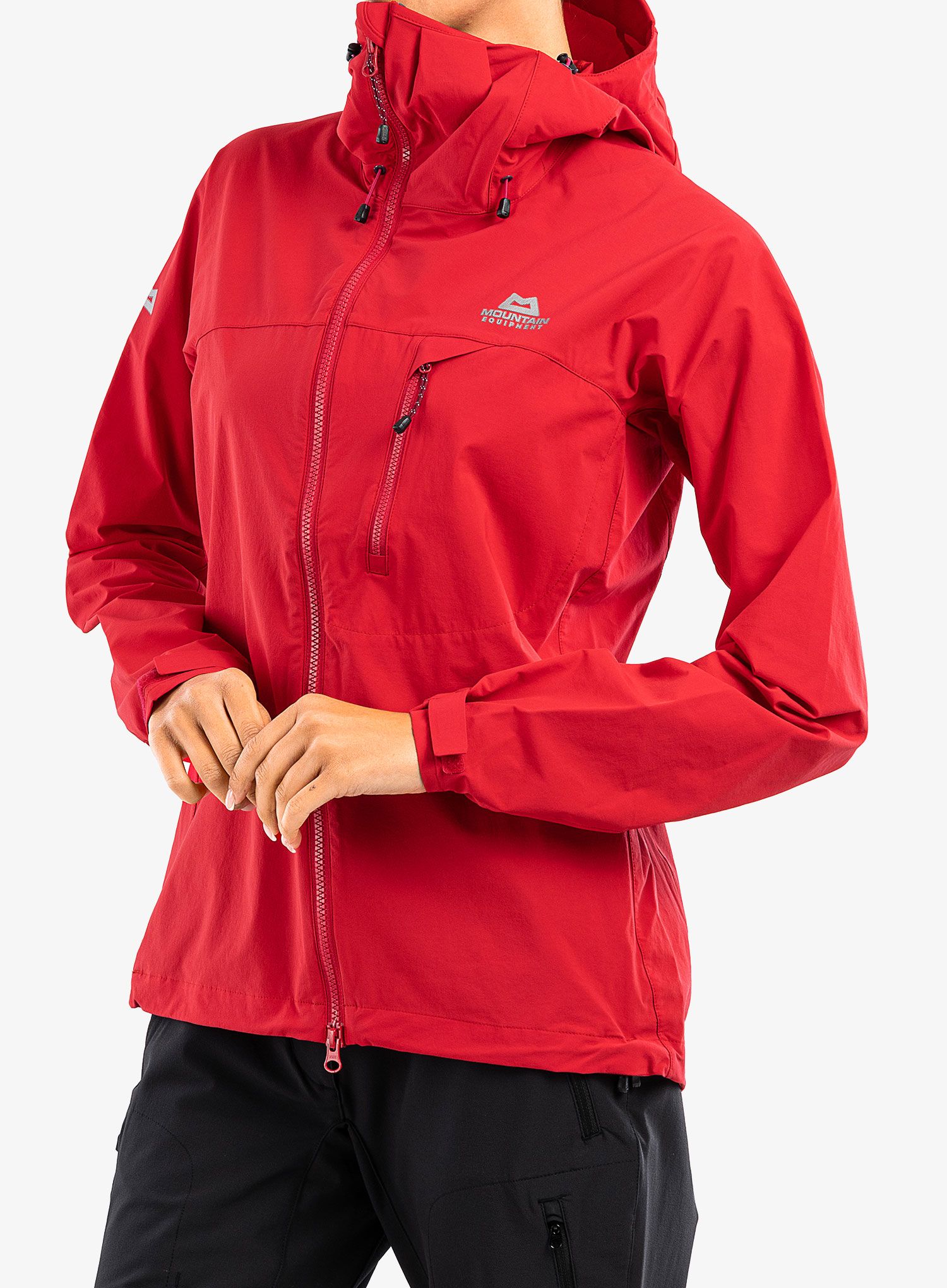 Ženska softshell jakna Mountain Equipment Squall Hooded Jacket - capsicum red