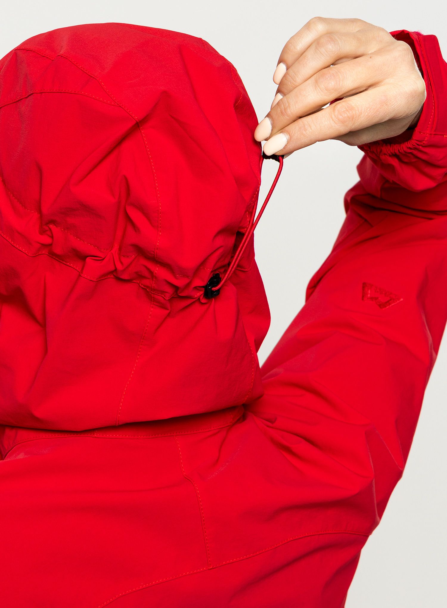 Ženska softshell jakna Mountain Equipment Squall Hooded Jacket - capsicum/tibetan red