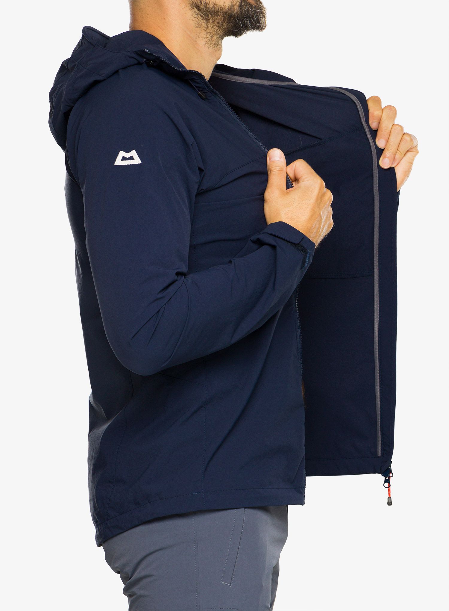 Softshell jakna Mountain Equipment Squall Hooded Jacket - cosmos