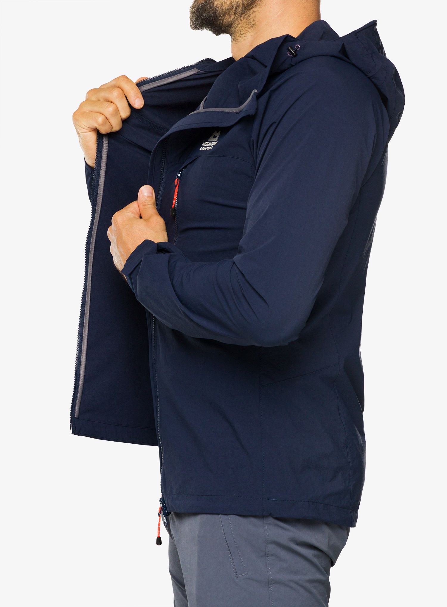 Softshell jakna Mountain Equipment Squall Hooded Jacket - cosmos
