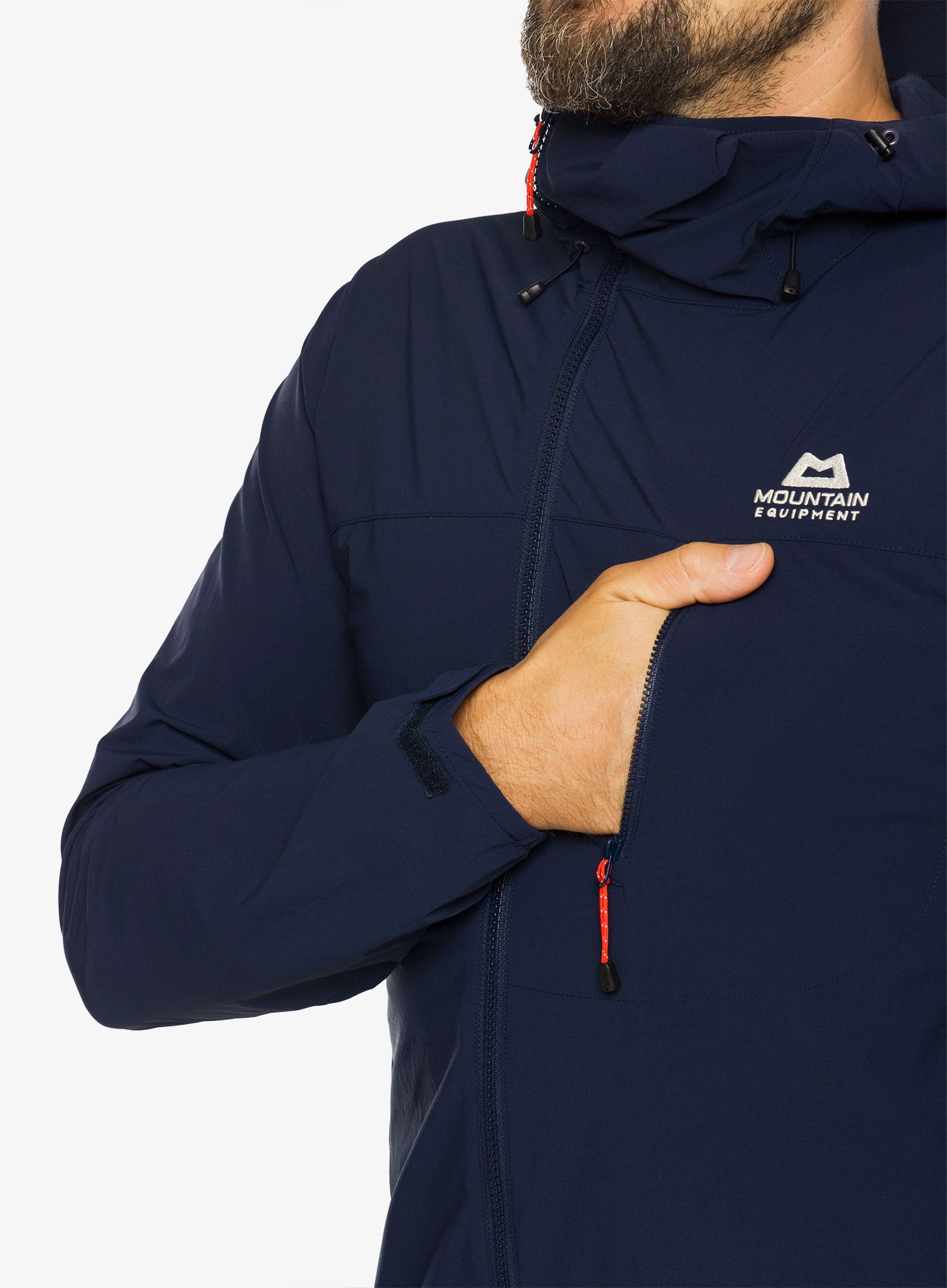 Softshell jakna Mountain Equipment Squall Hooded Jacket - cosmos