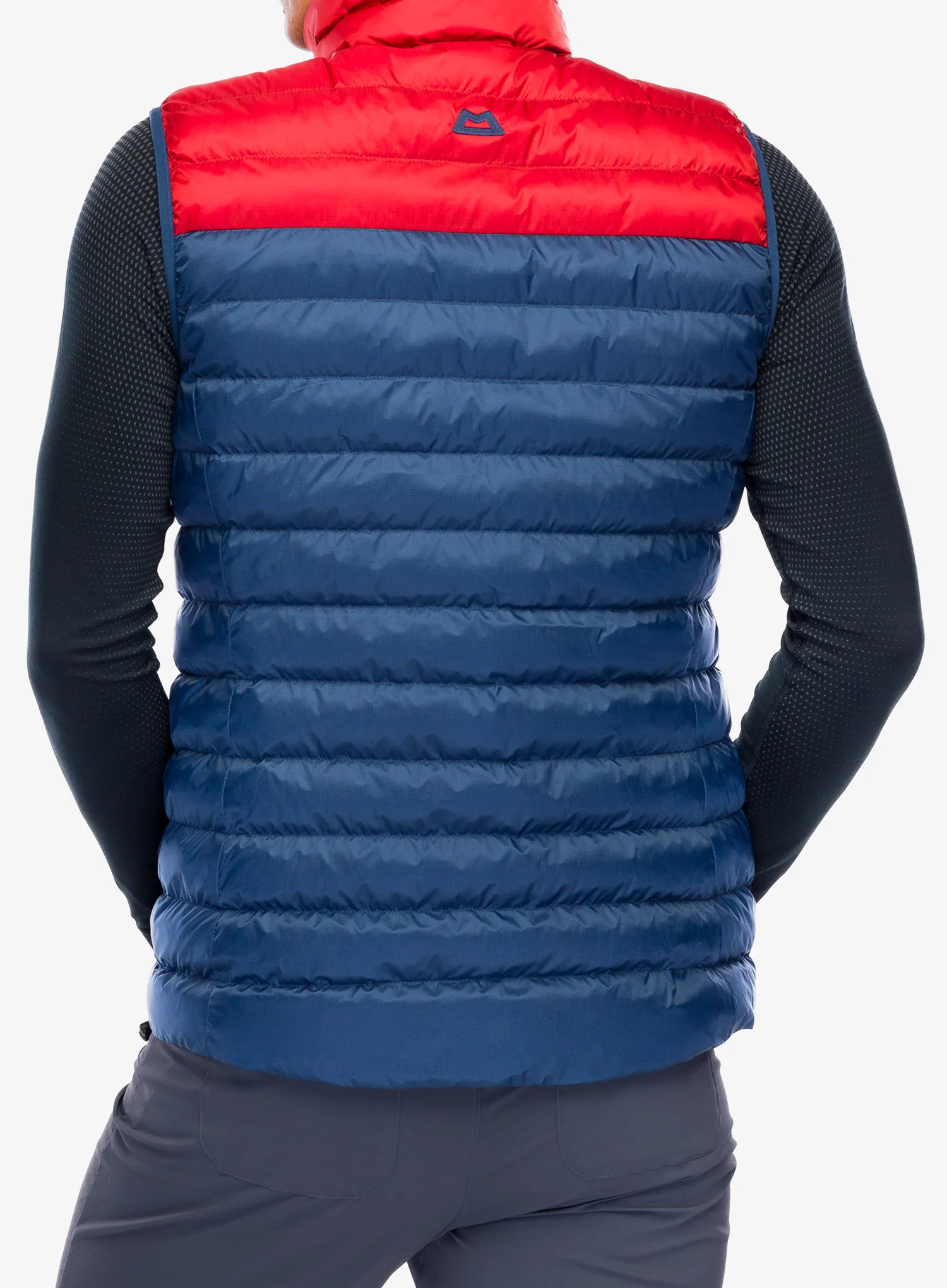 Podložen brezrokavnik Mountain Equipment Superflux Vest - dusk/red rock